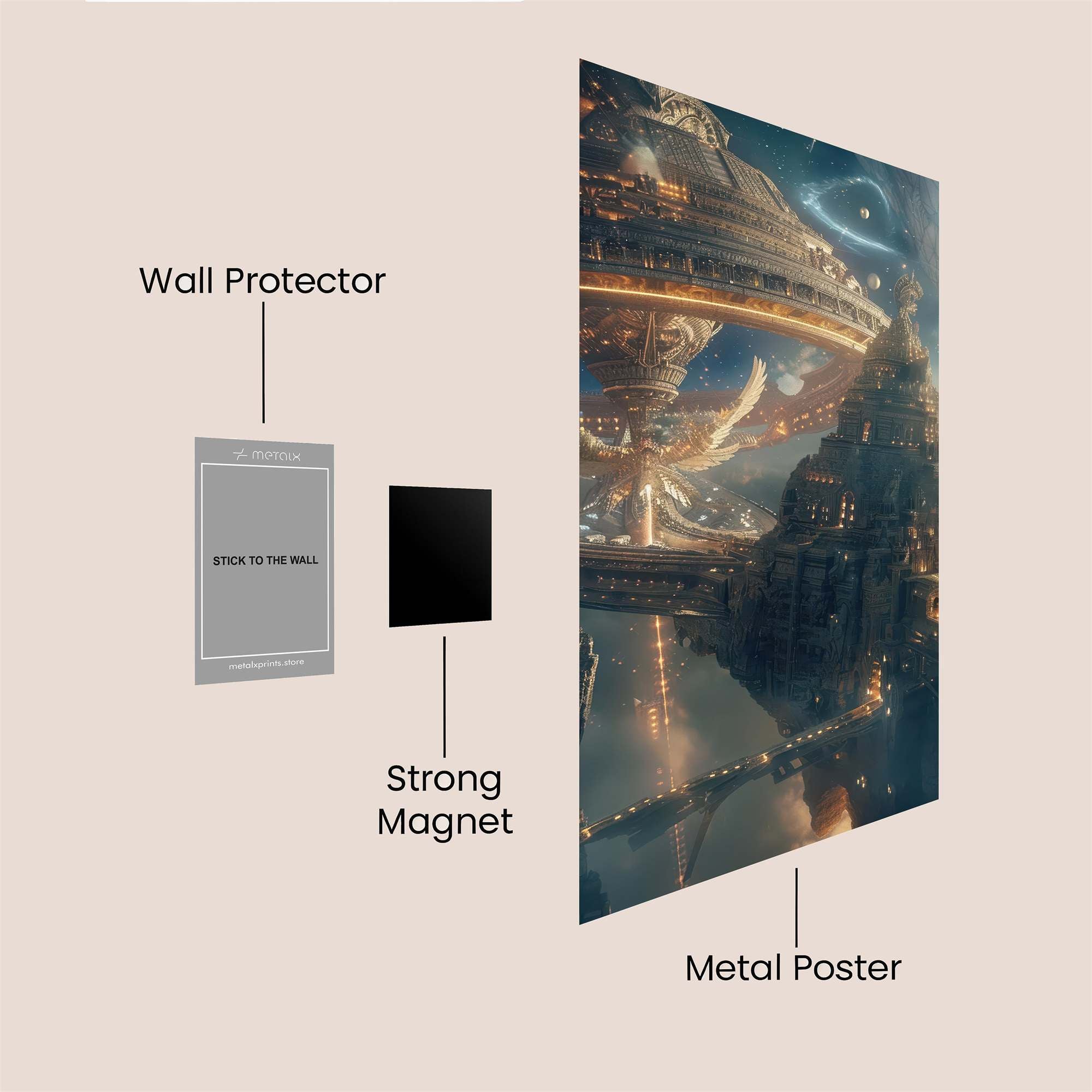 Cosmic Majesty Safe Wall Magnetic / M