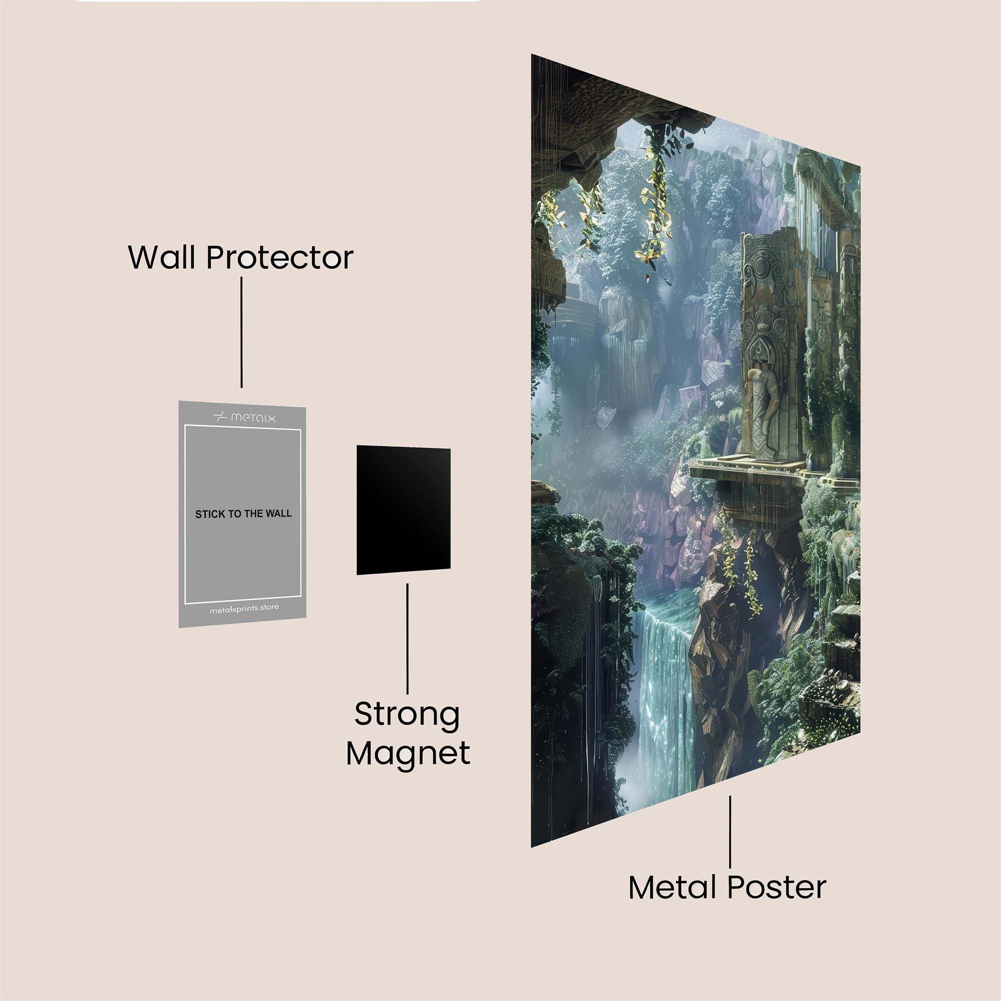 Lost Serenity Safe Wall Magnetic / M