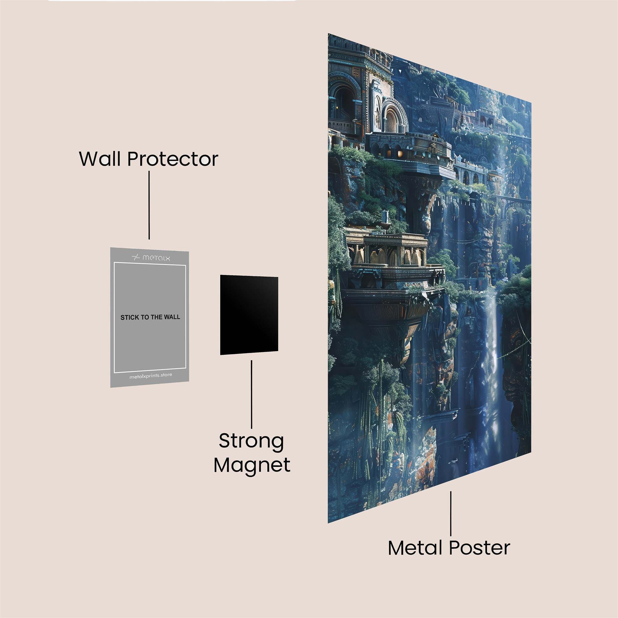 Mystic Haven Safe Wall Magnetic / M