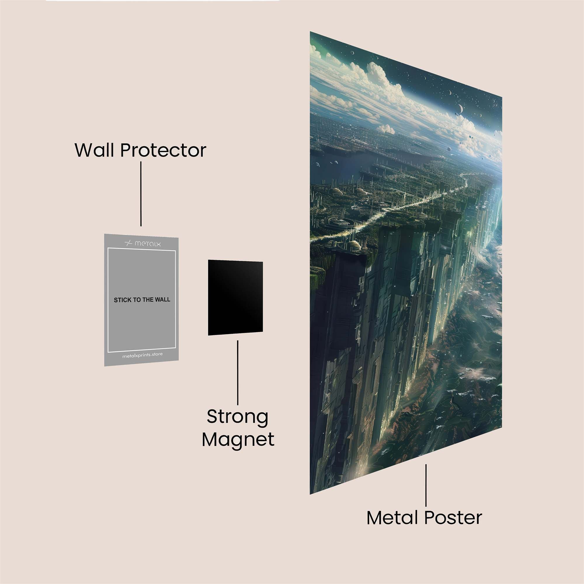 Edge Serene Safe Wall Magnetic / M
