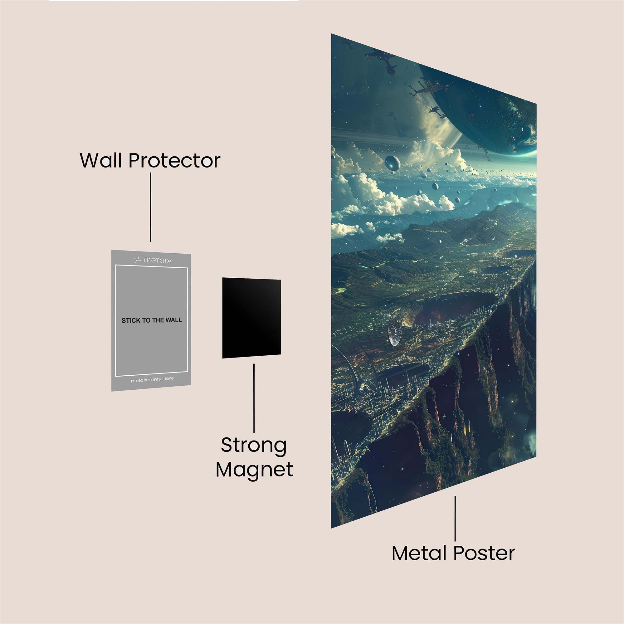 Edge Serenity Safe Wall Magnetic / M