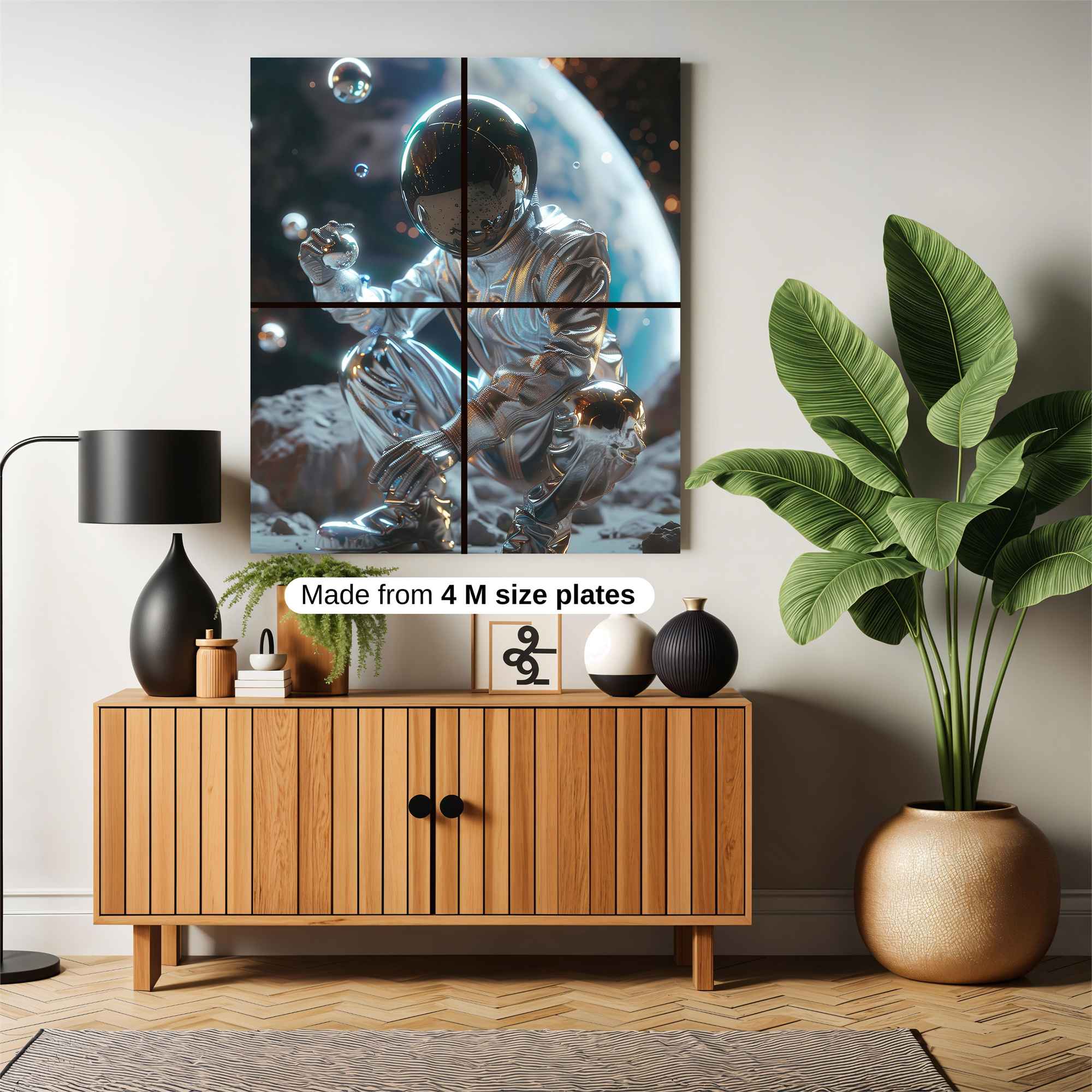 Astronaut Dreaming Safe Wall Magnetic / M