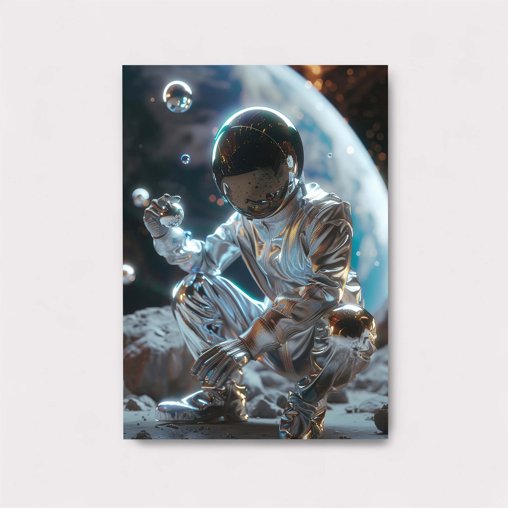 Astronaut Dreaming Safe Wall Magnetic / M