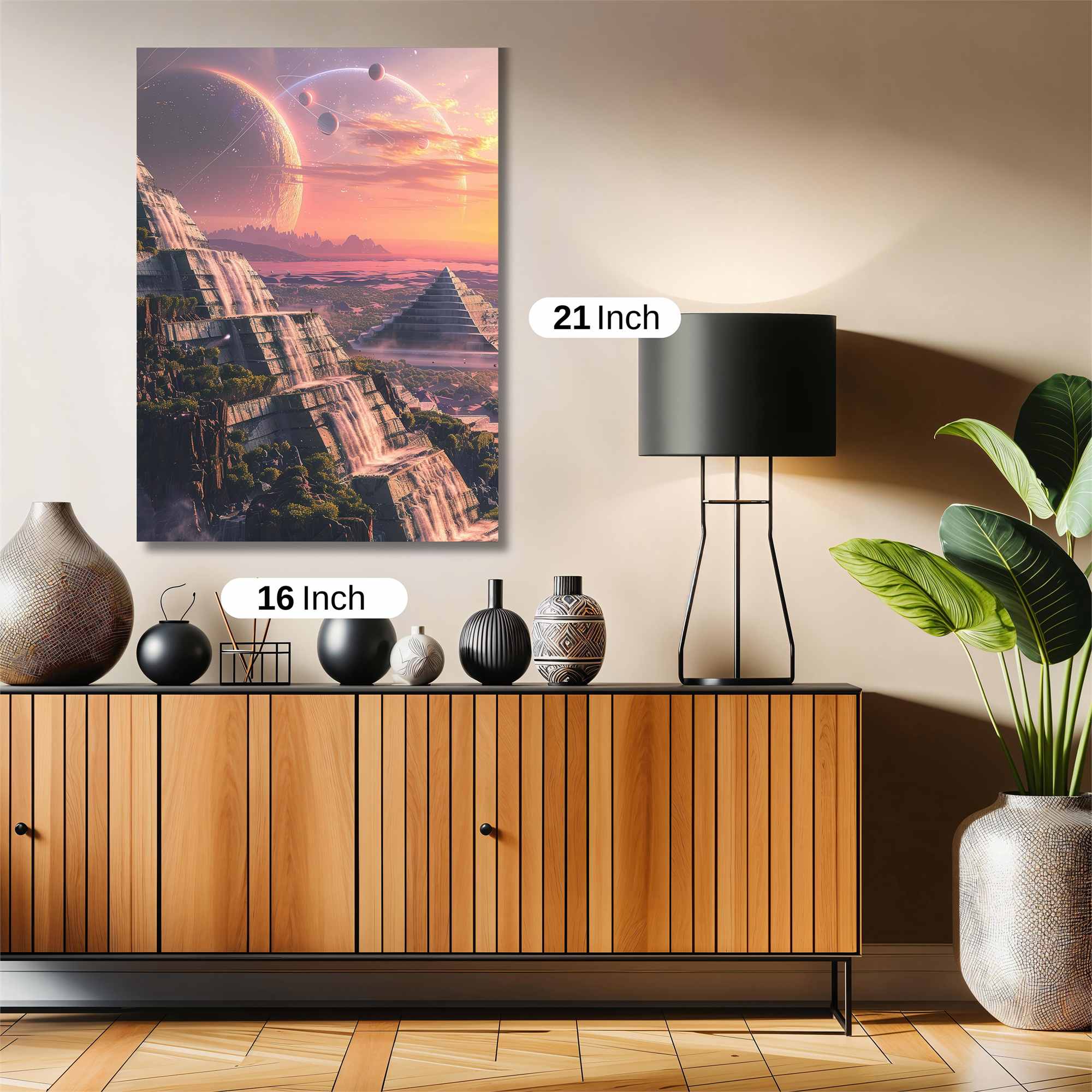 Pyramid Serenity Safe Wall Magnetic / M