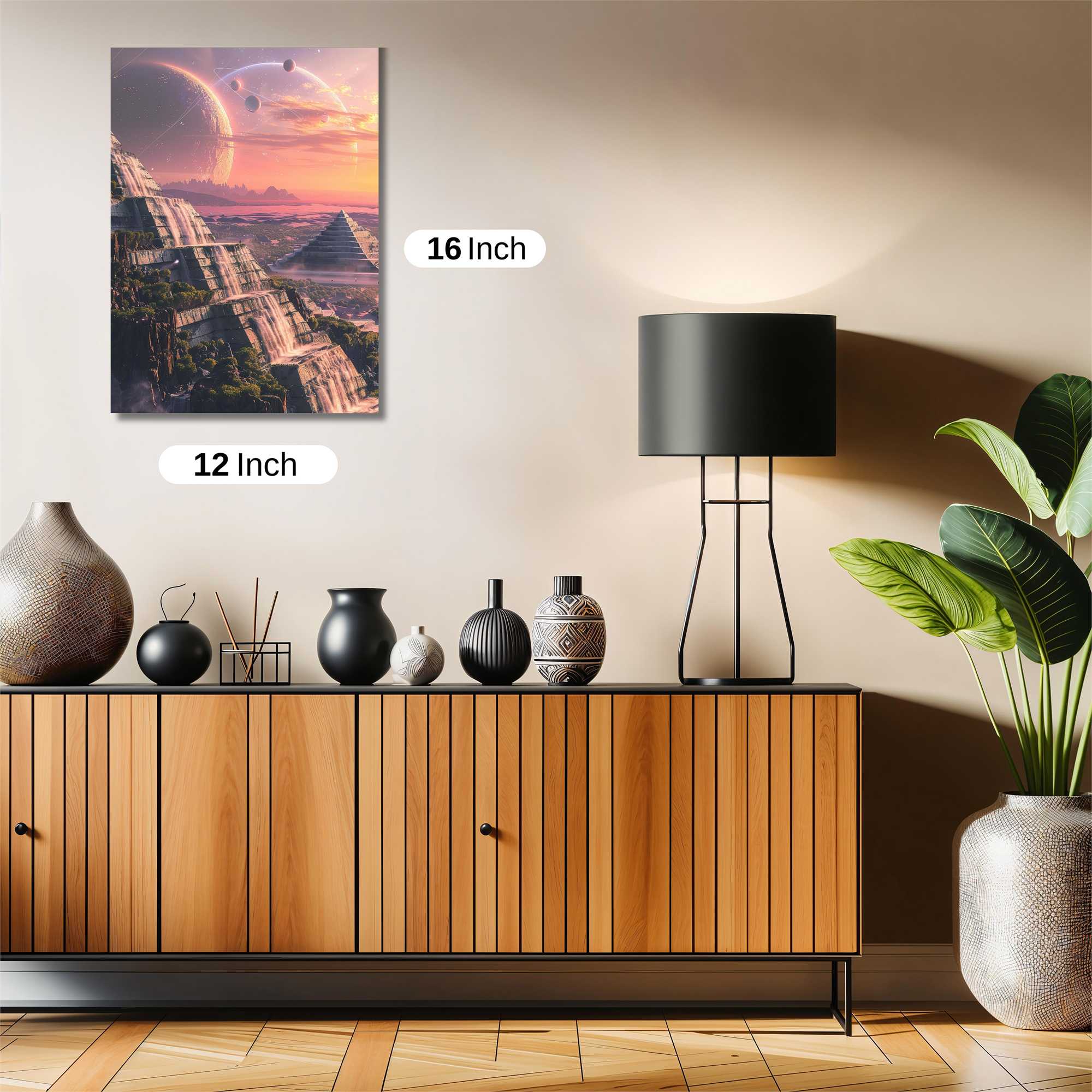 Pyramid Serenity Safe Wall Magnetic / M