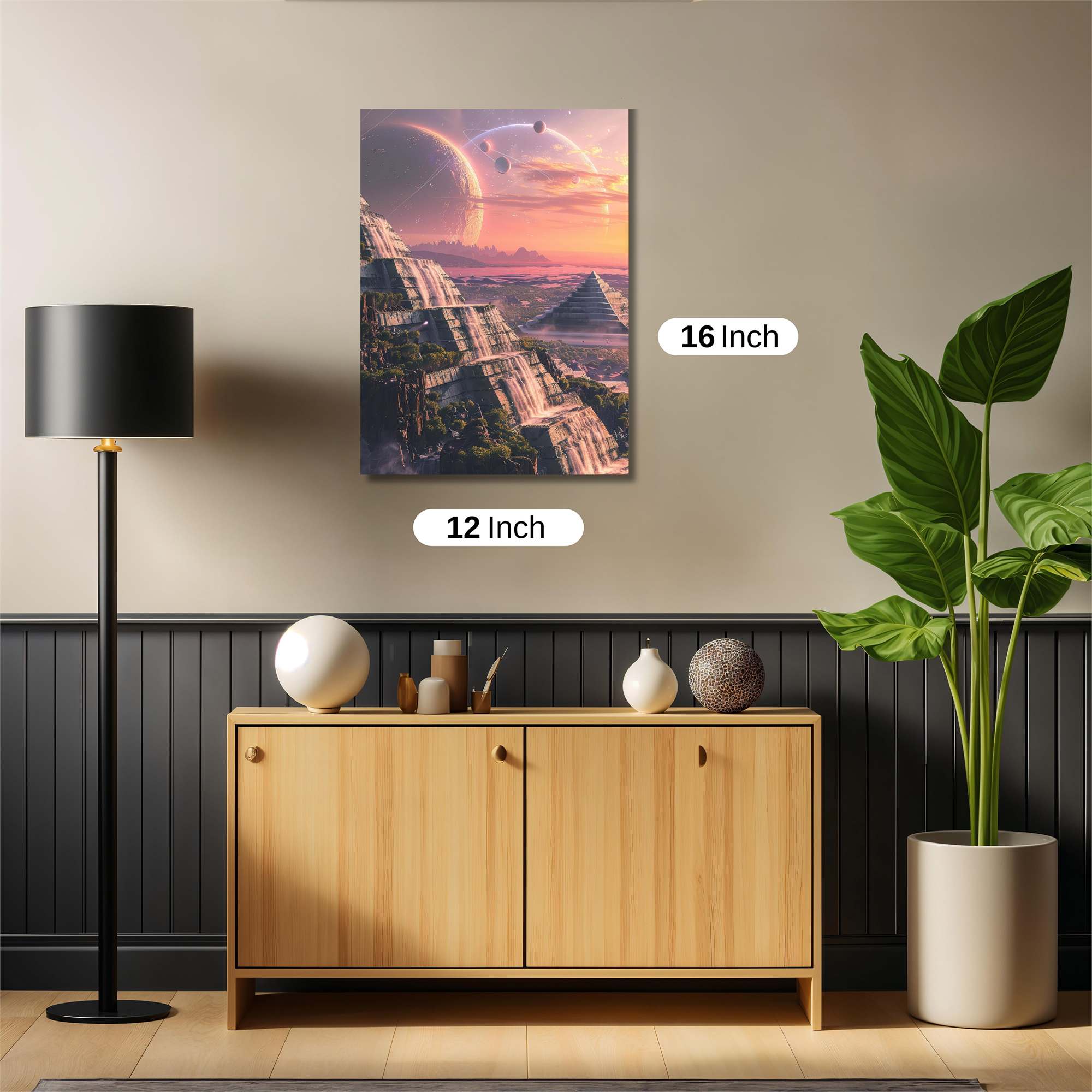 Pyramid Serenity Safe Wall Magnetic / M