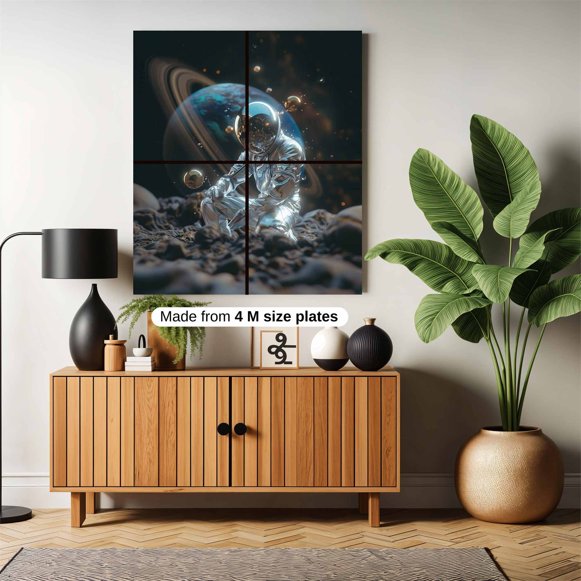 Astronaut Dreaming Safe Wall Magnetic / M