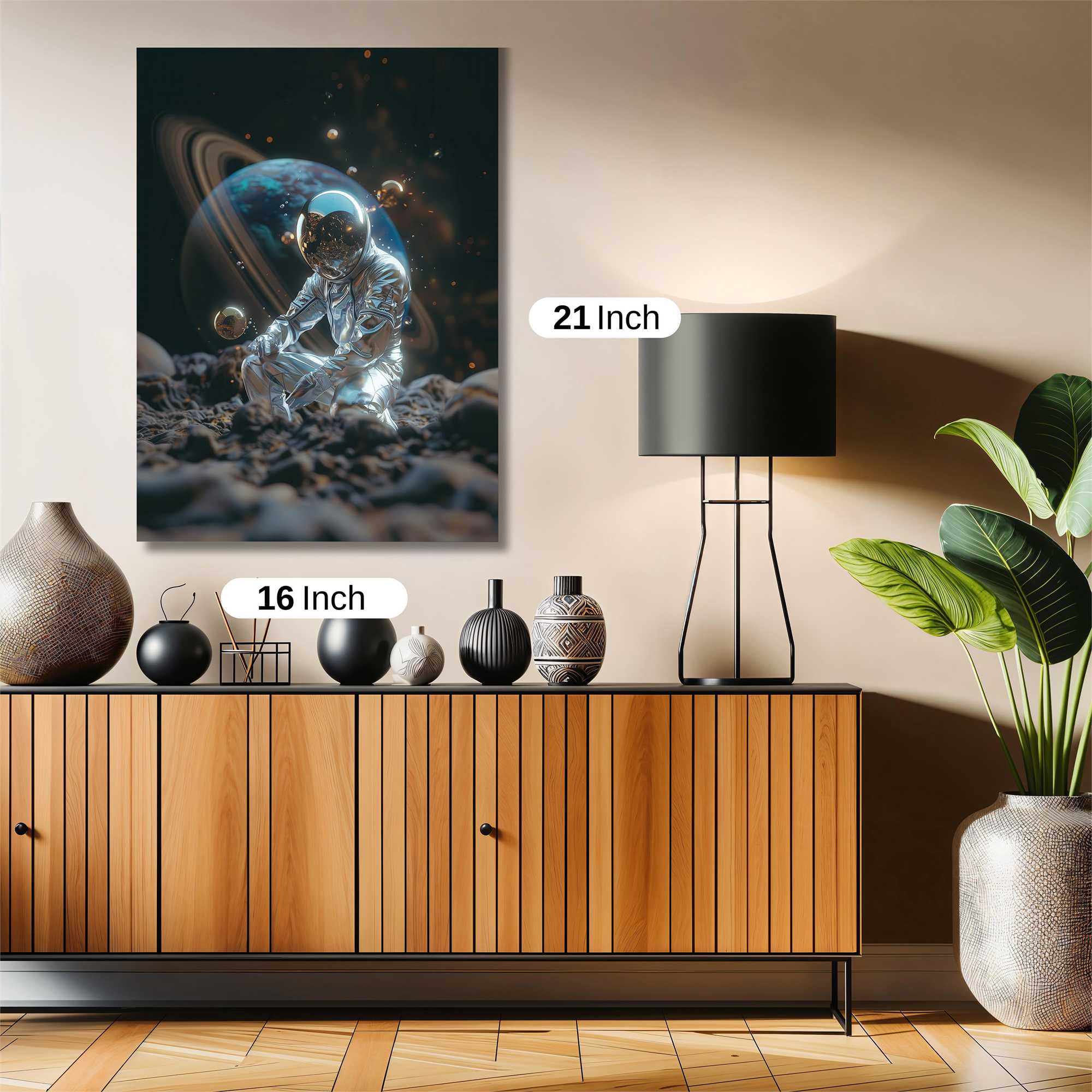 Astronaut Dreaming Safe Wall Magnetic / M