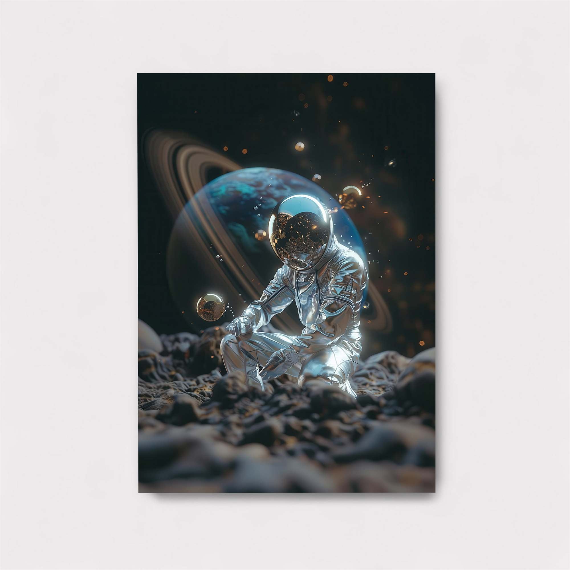 Astronaut Dreaming Safe Wall Magnetic / M