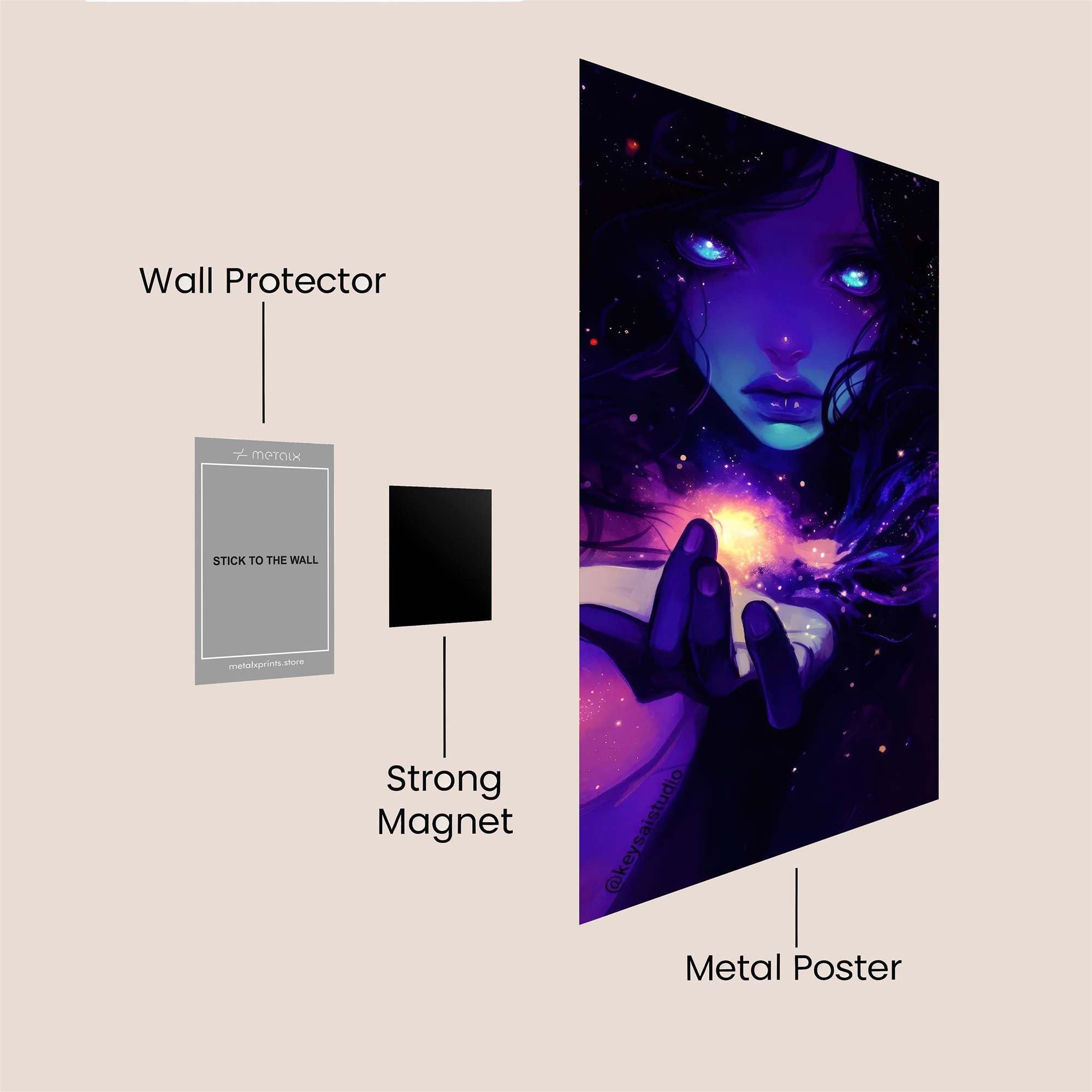 Cosmic Mystery Safe Wall Magnetic / M
