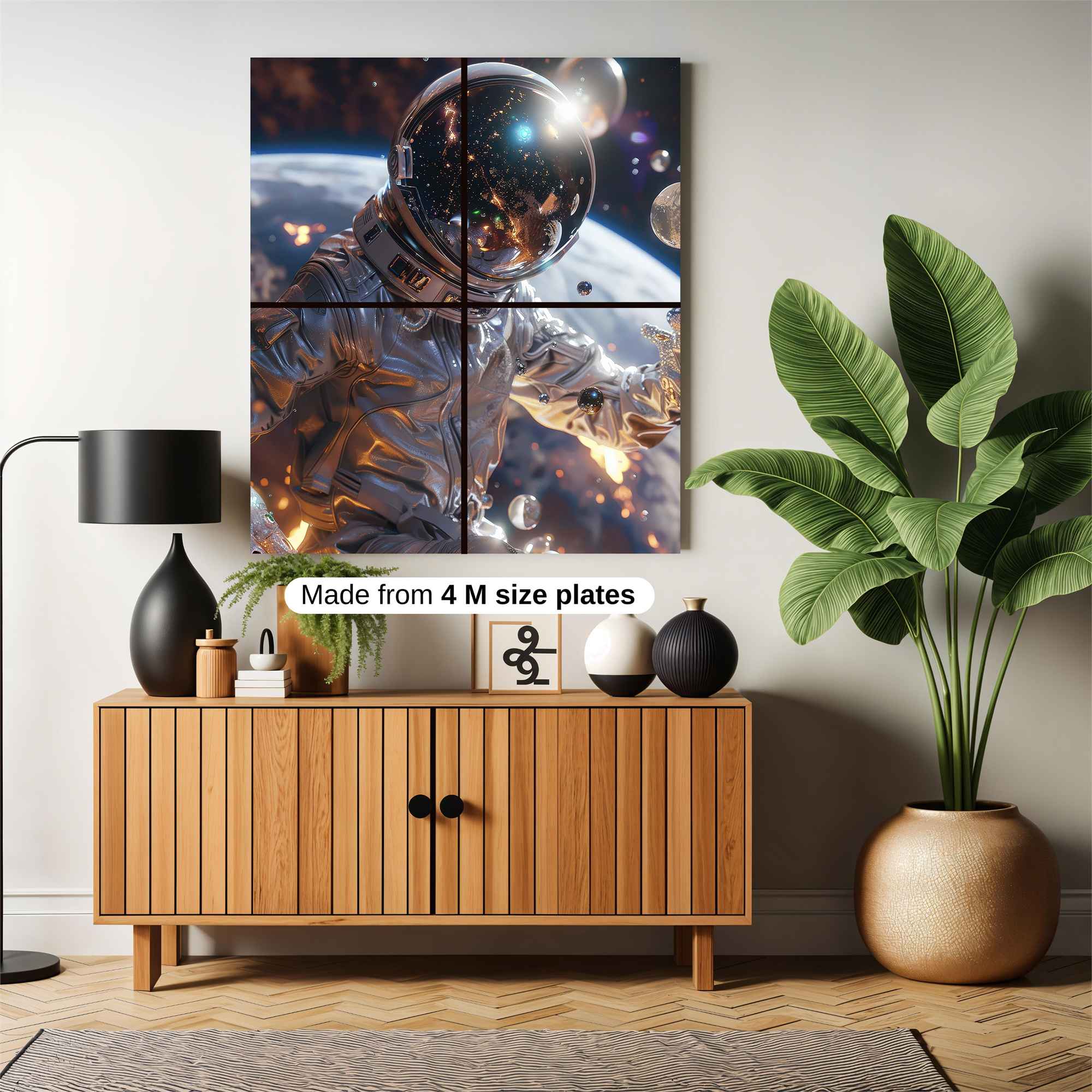 Astronaut Dreaming Safe Wall Magnetic / M