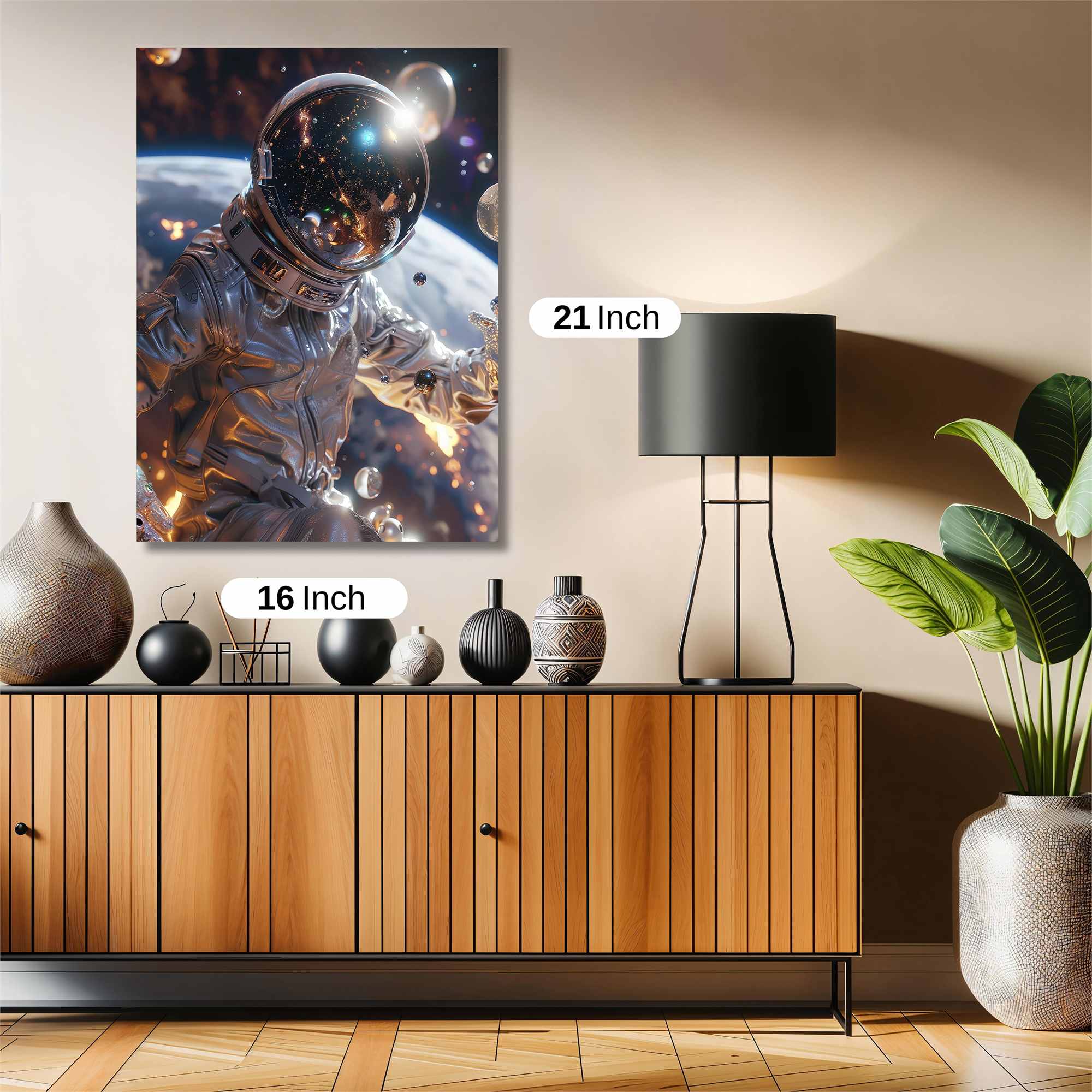 Astronaut Dreaming Safe Wall Magnetic / M