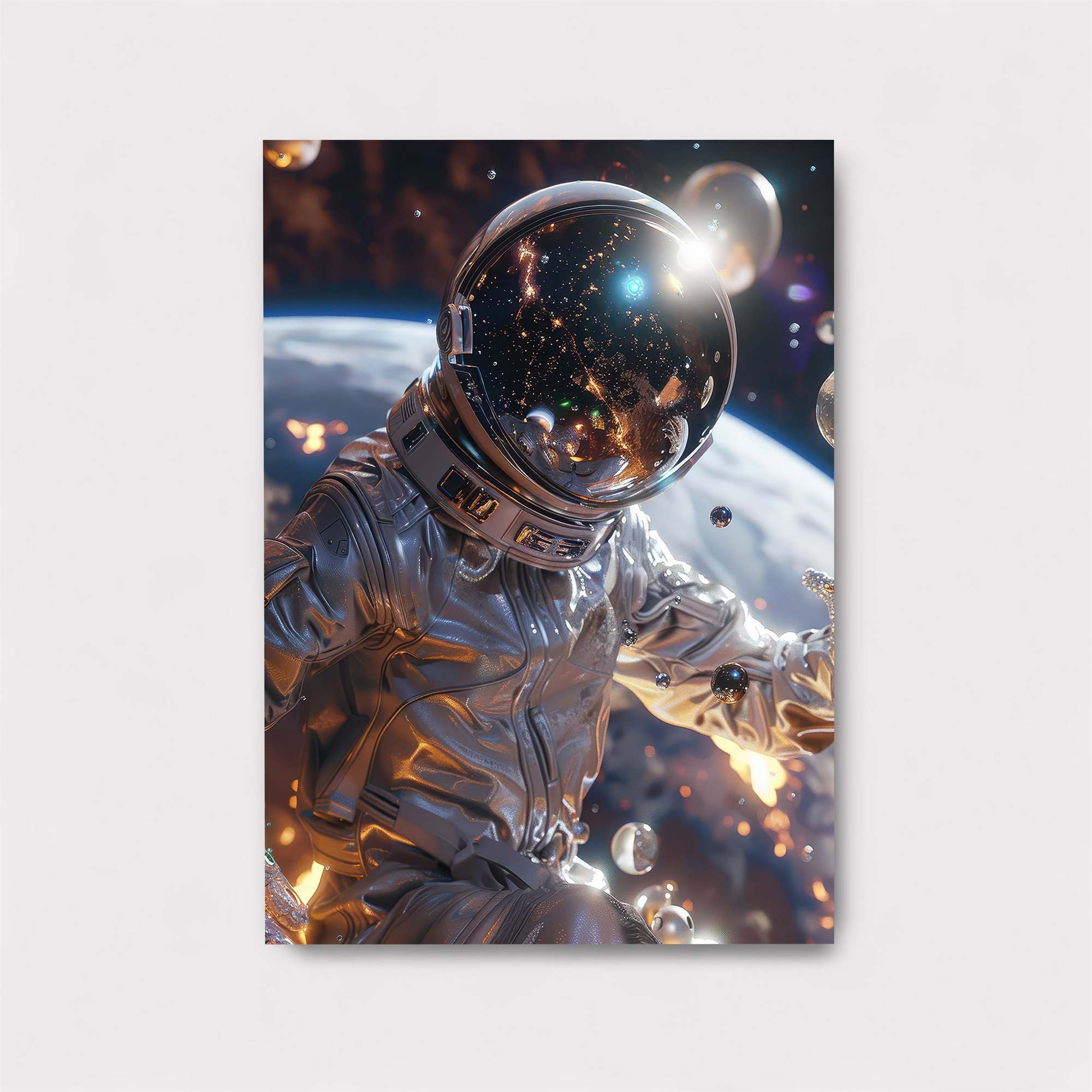 Astronaut Dreaming Safe Wall Magnetic / M