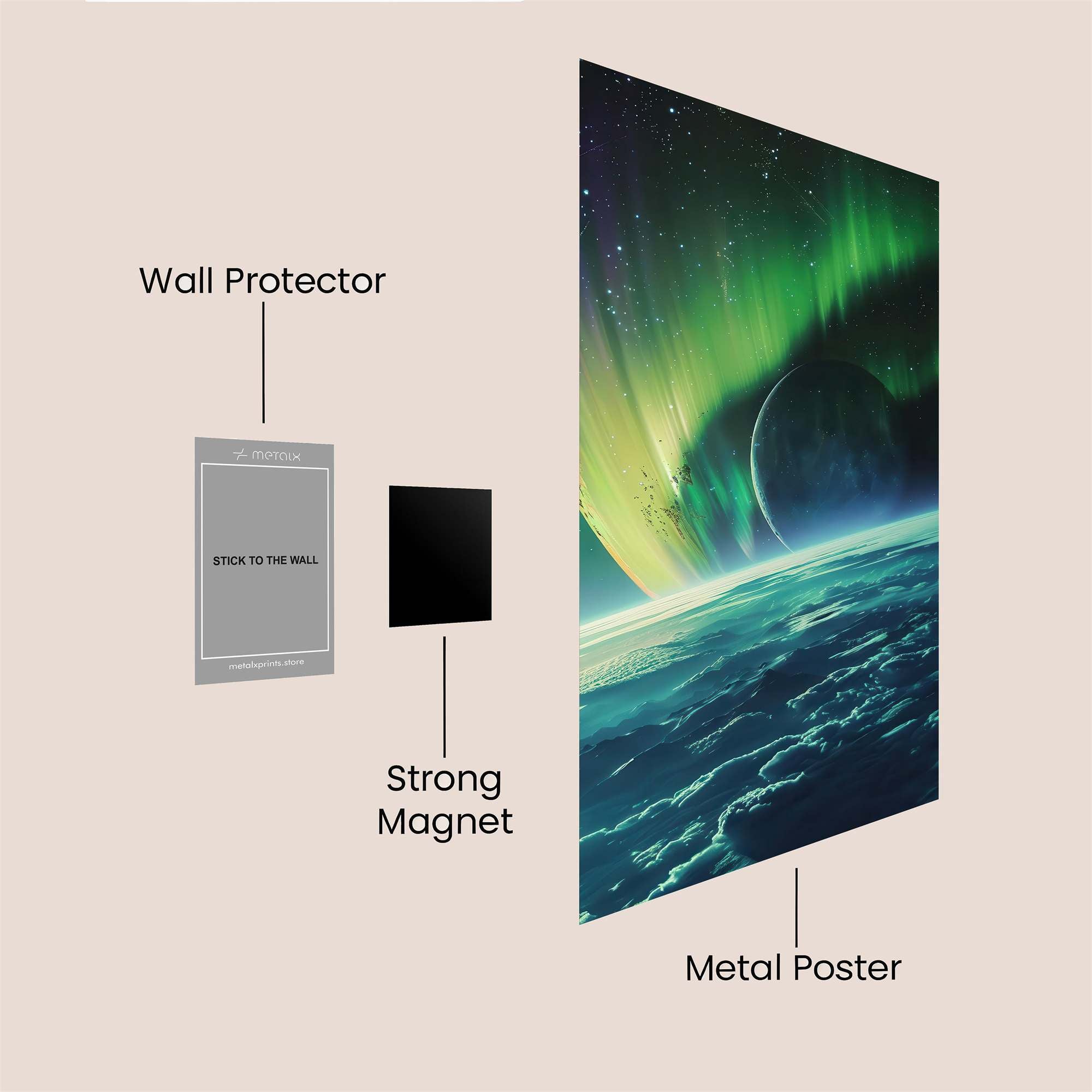 Aurora Dream Safe Wall Magnetic / M