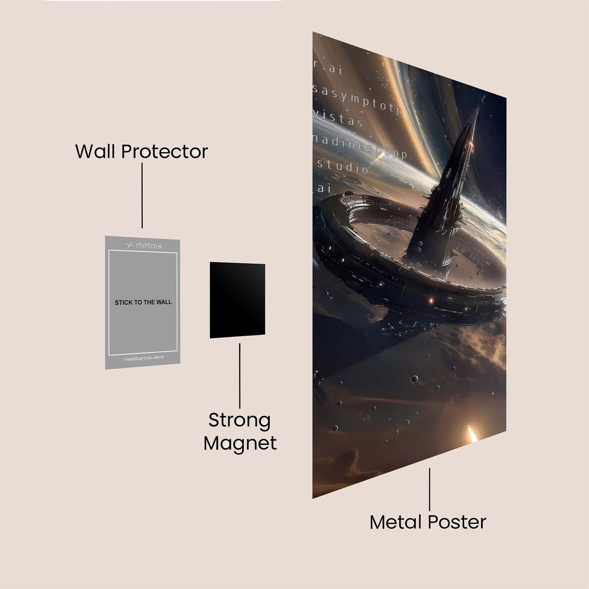 Karnak Serenity Safe Wall Magnetic / M