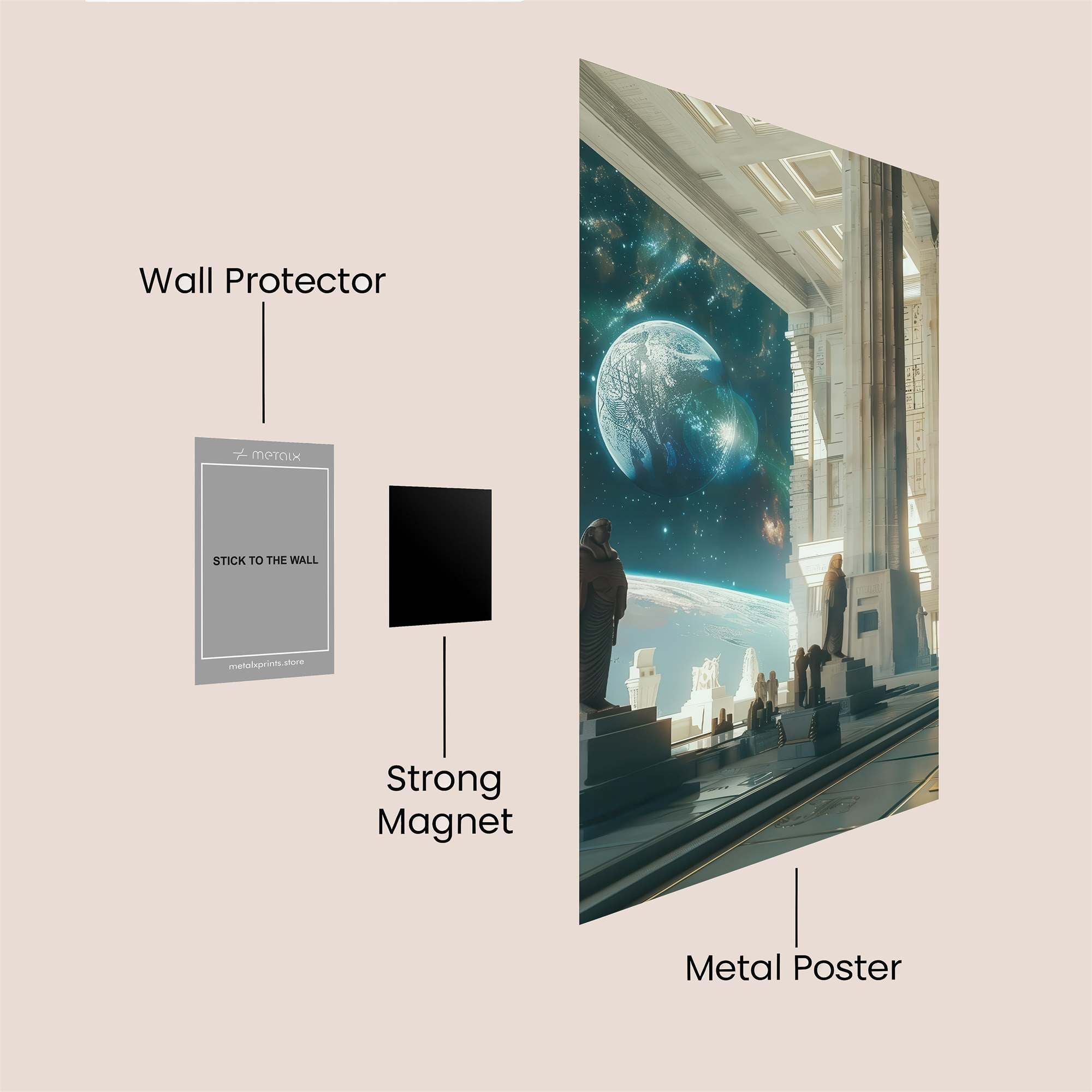 Cosmic Serenity Safe Wall Magnetic / M