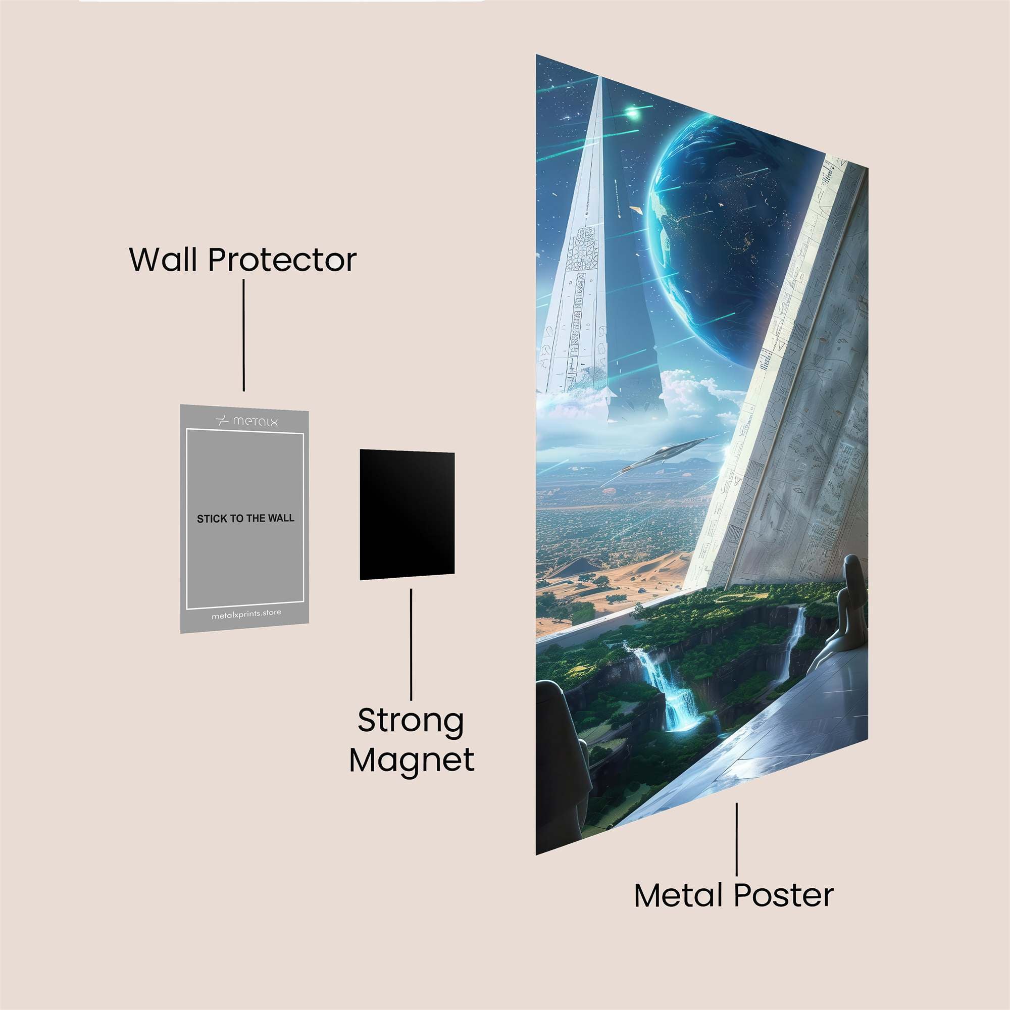 Monolith Serenity Safe Wall Magnetic / M