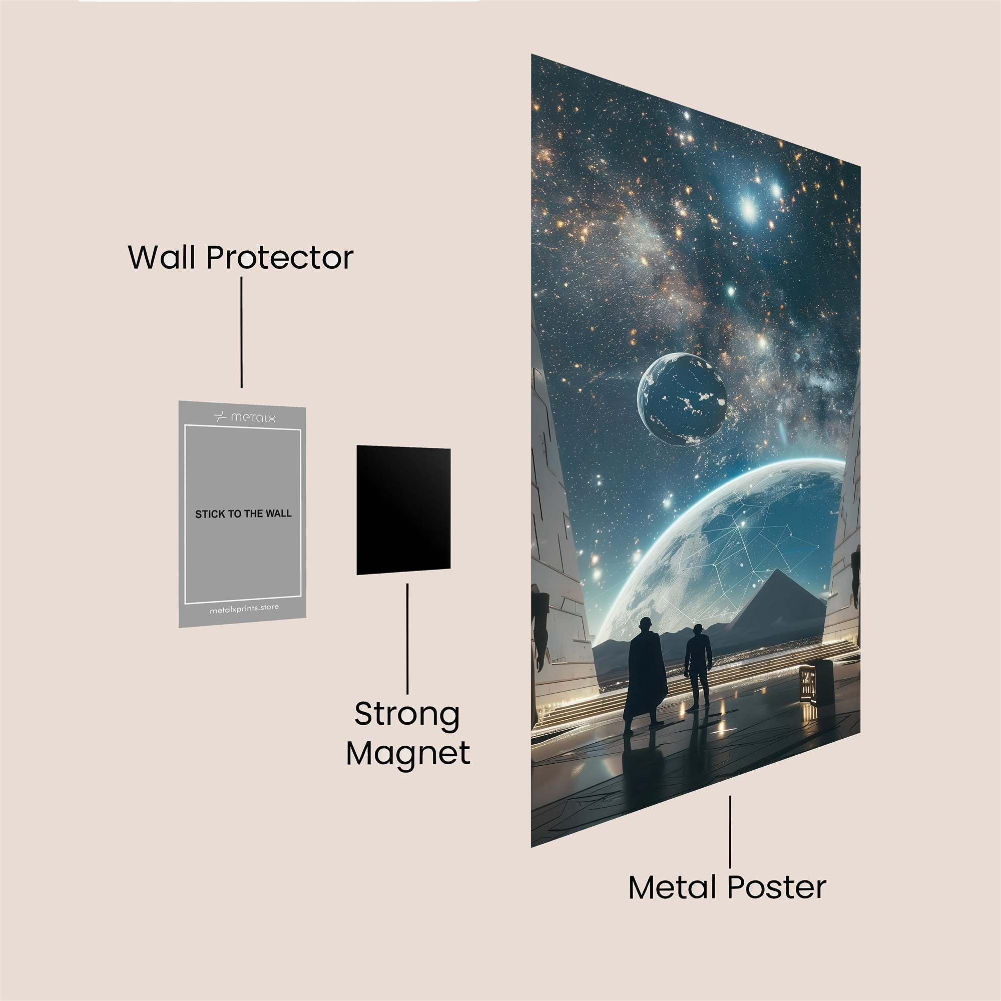 Galactic Awe Safe Wall Magnetic / M