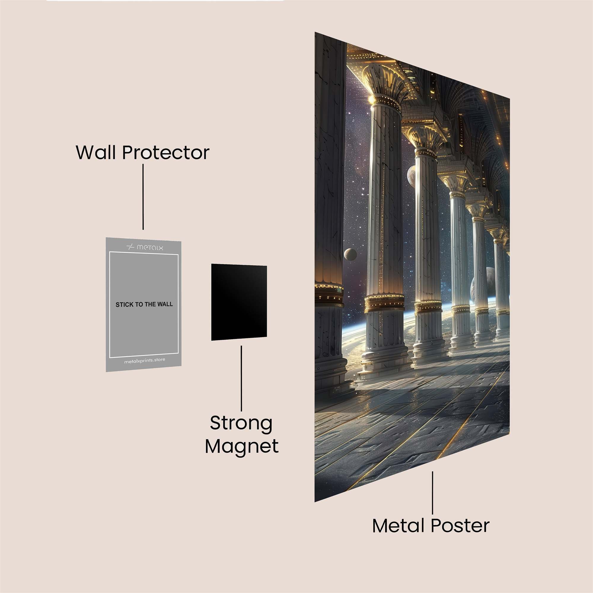 Cosmic Serenity Safe Wall Magnetic / M