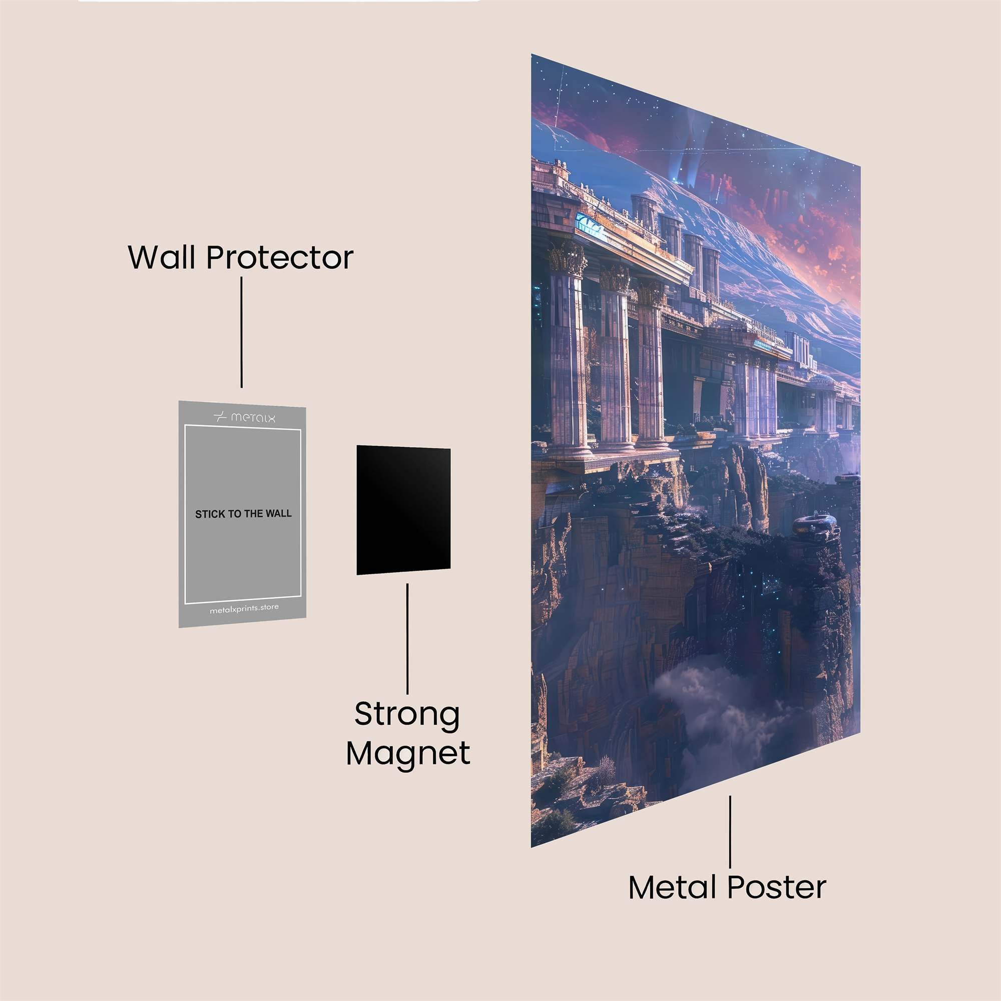 Atlantis Dreamscape Safe Wall Magnetic / M
