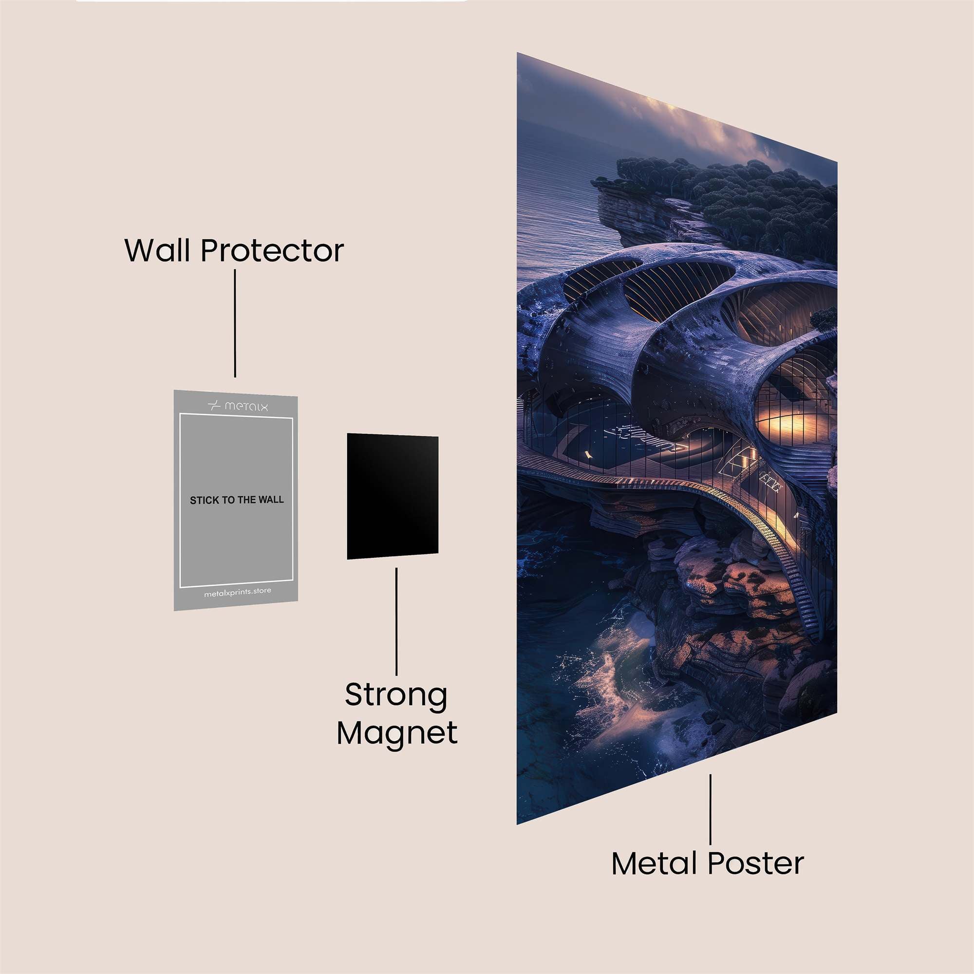 Cliff Enigma Safe Wall Magnetic / M