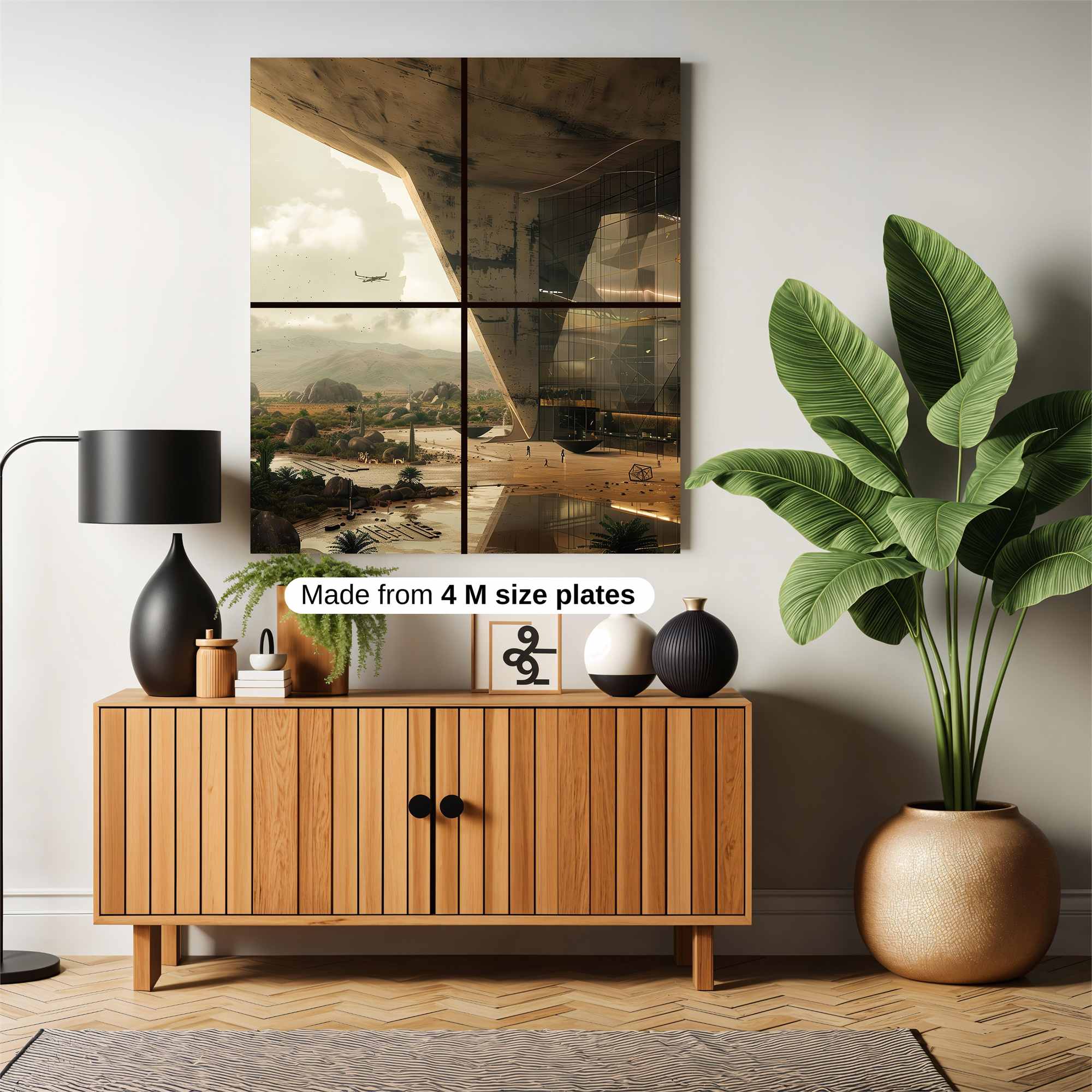 Mirrored Serenity Safe Wall Magnetic / M