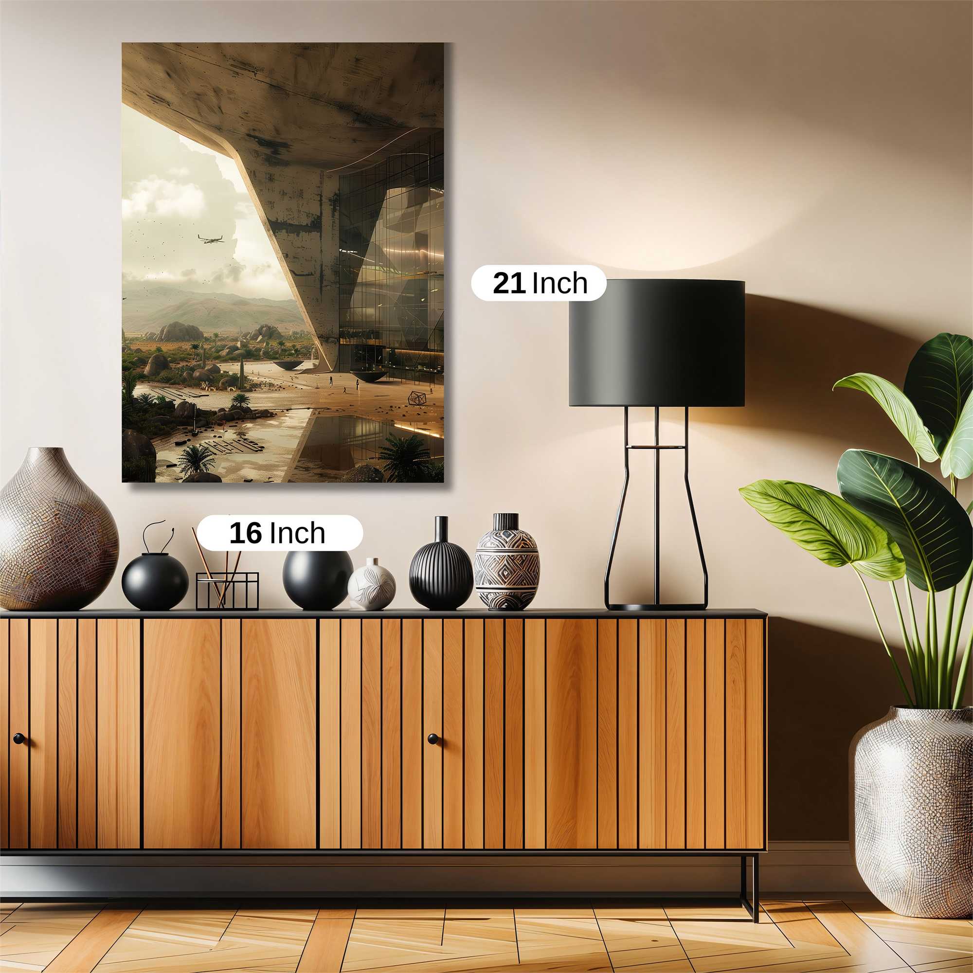 Mirrored Serenity Safe Wall Magnetic / M