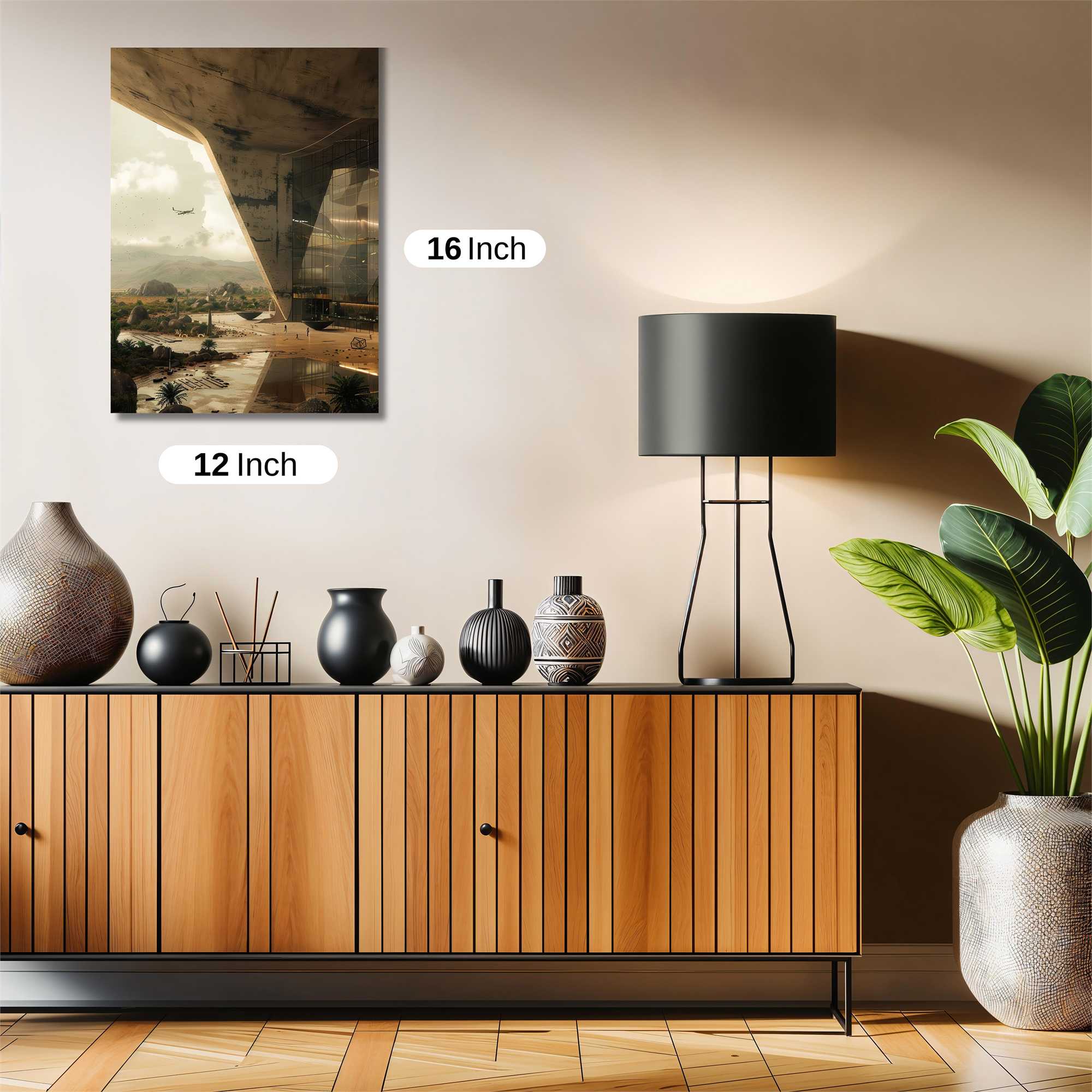 Mirrored Serenity Safe Wall Magnetic / M