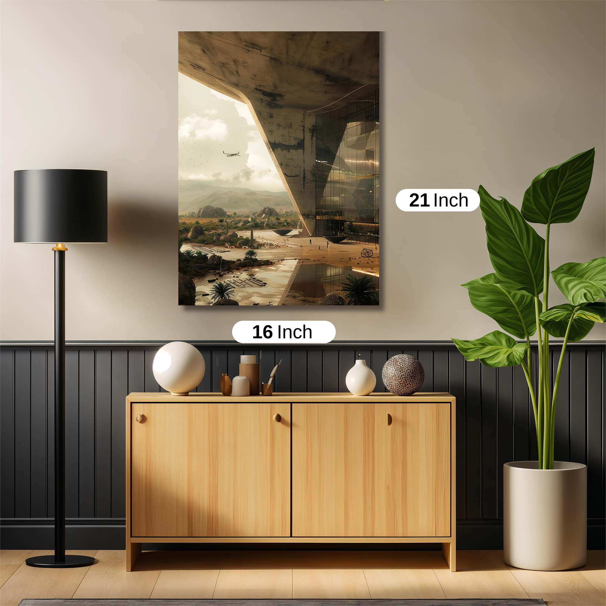 Mirrored Serenity Safe Wall Magnetic / M