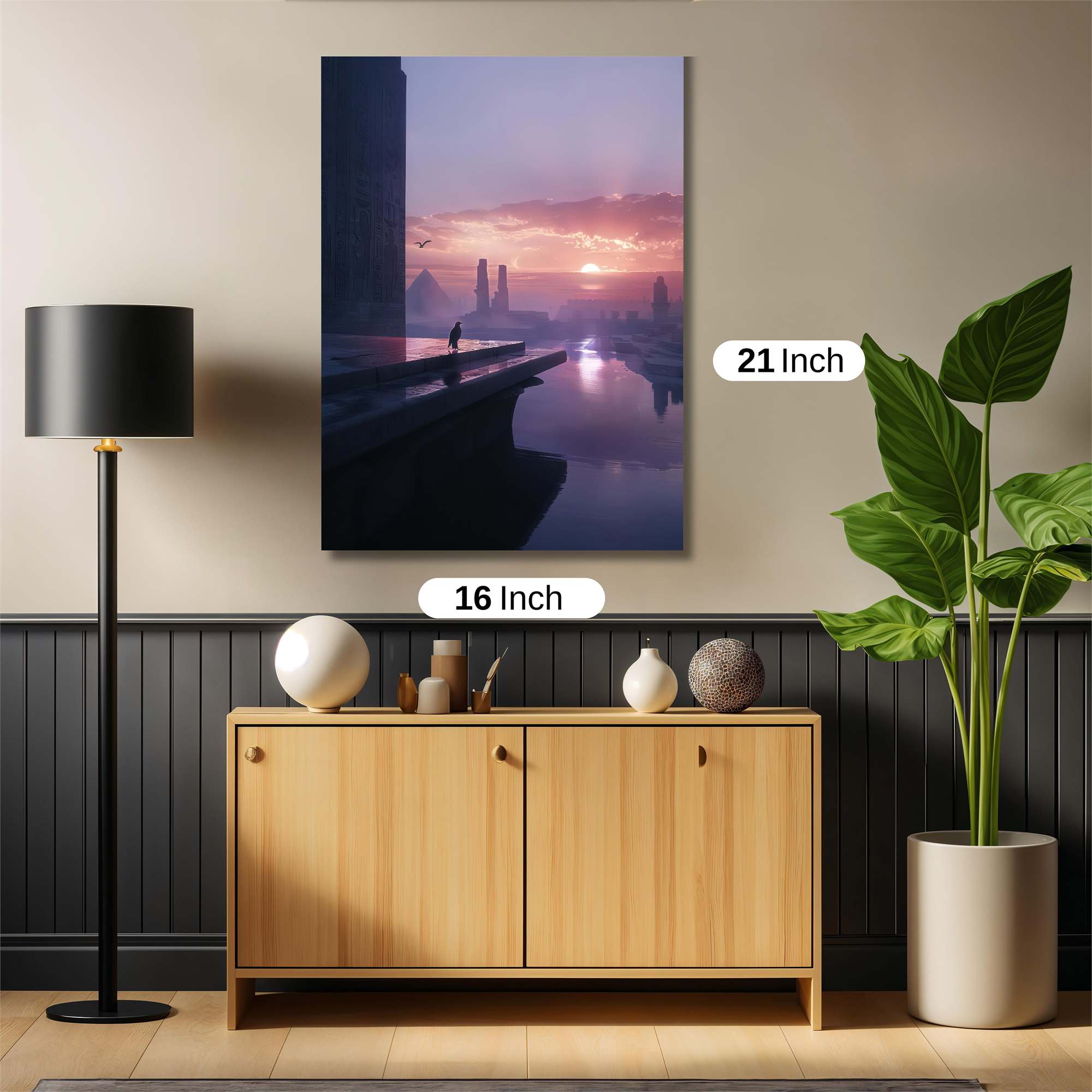 Pyramid Serenity Safe Wall Magnetic / M