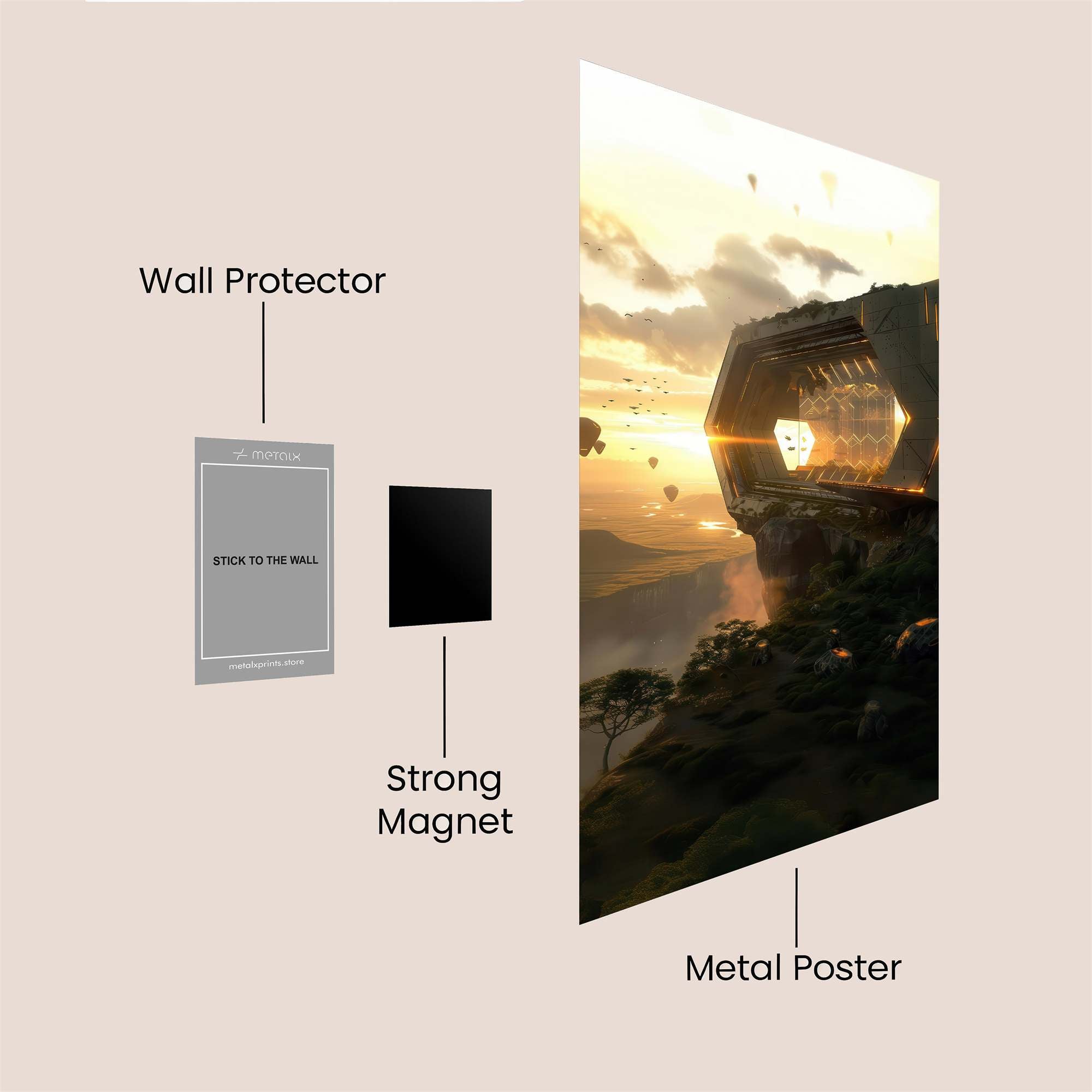 Nexus Radiant Safe Wall Magnetic / M