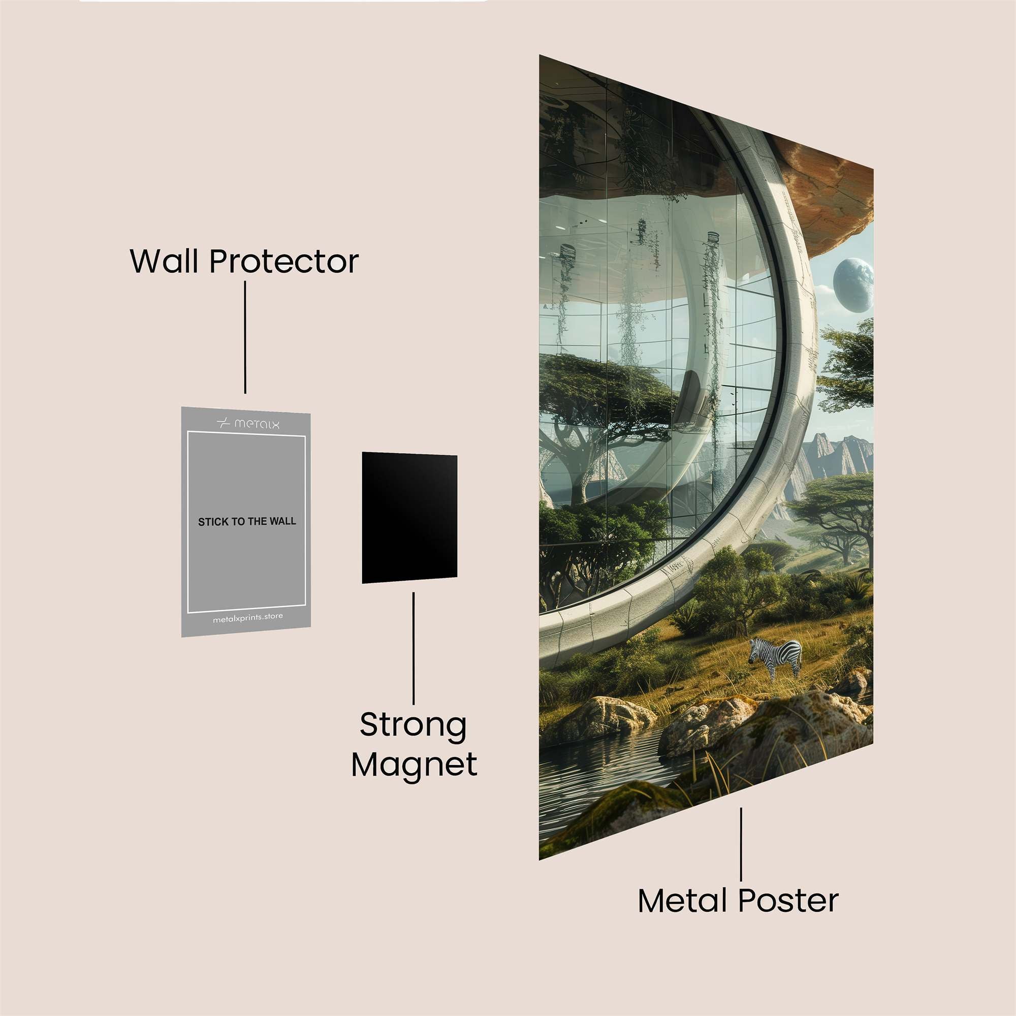 Serengeti Serenity Safe Wall Magnetic / M