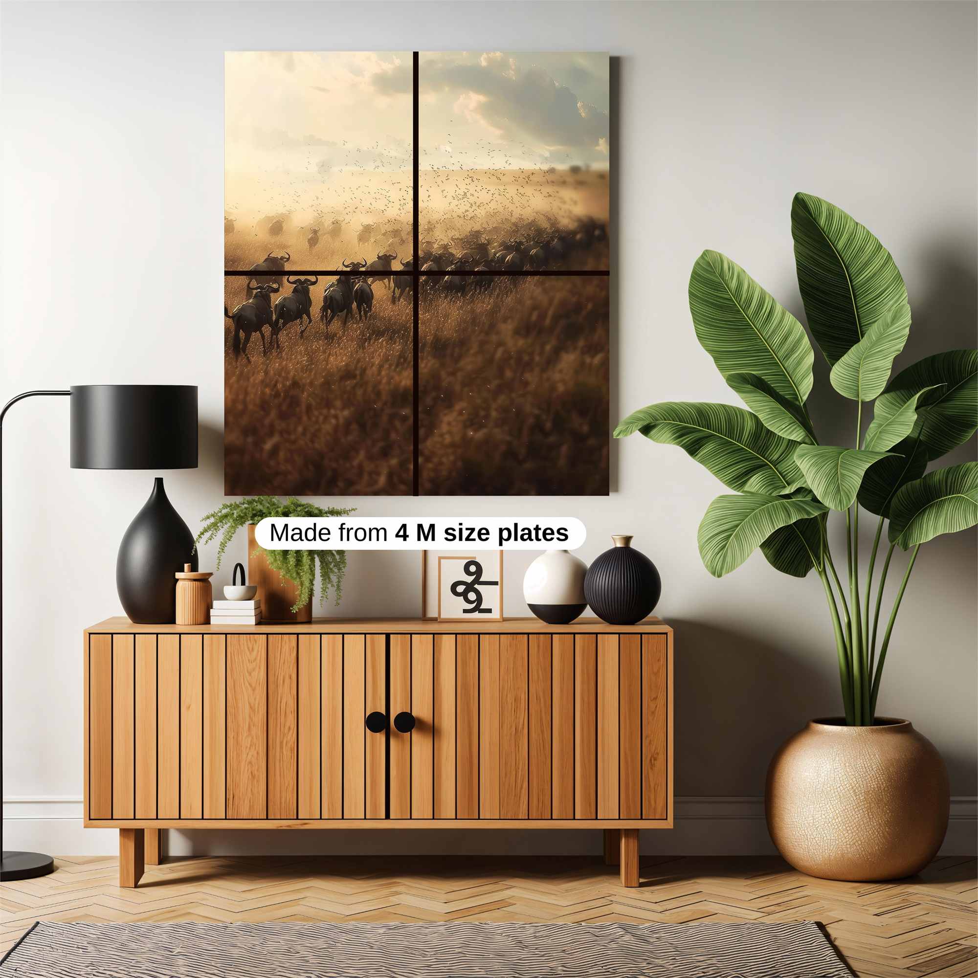 Wildebeest Wanderlust Safe Wall Magnetic / M