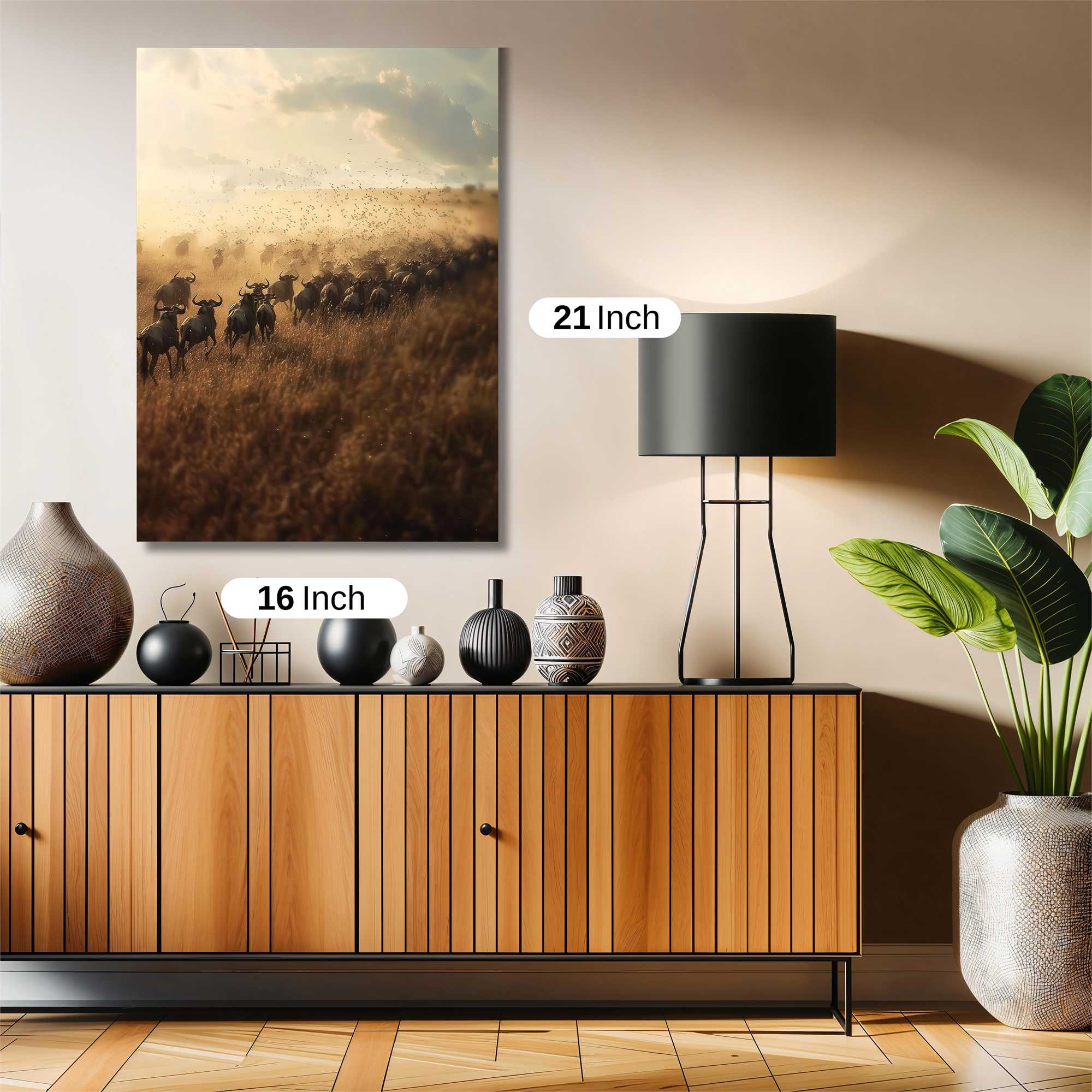 Wildebeest Wanderlust Safe Wall Magnetic / M