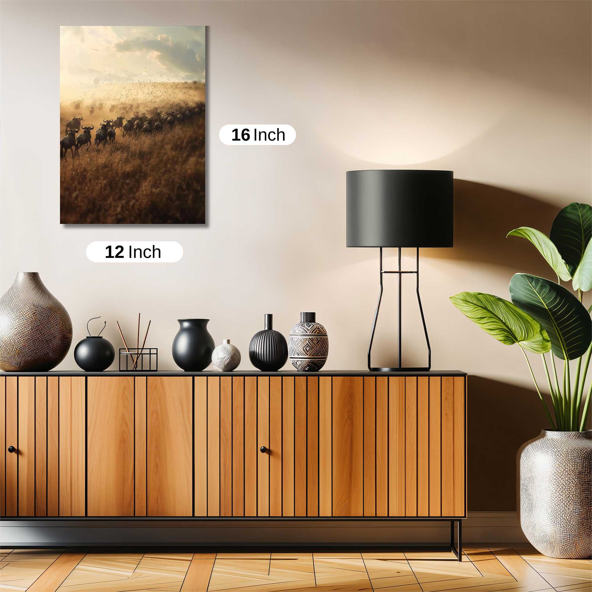 Wildebeest Wanderlust Safe Wall Magnetic / M