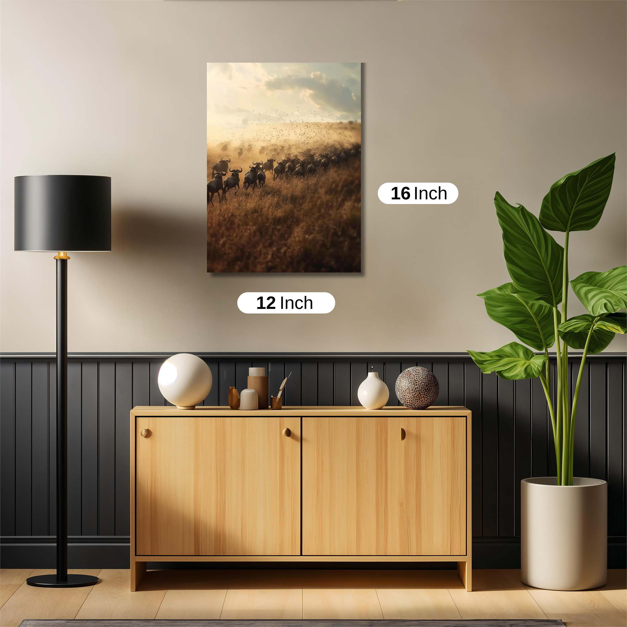 Wildebeest Wanderlust Safe Wall Magnetic / M