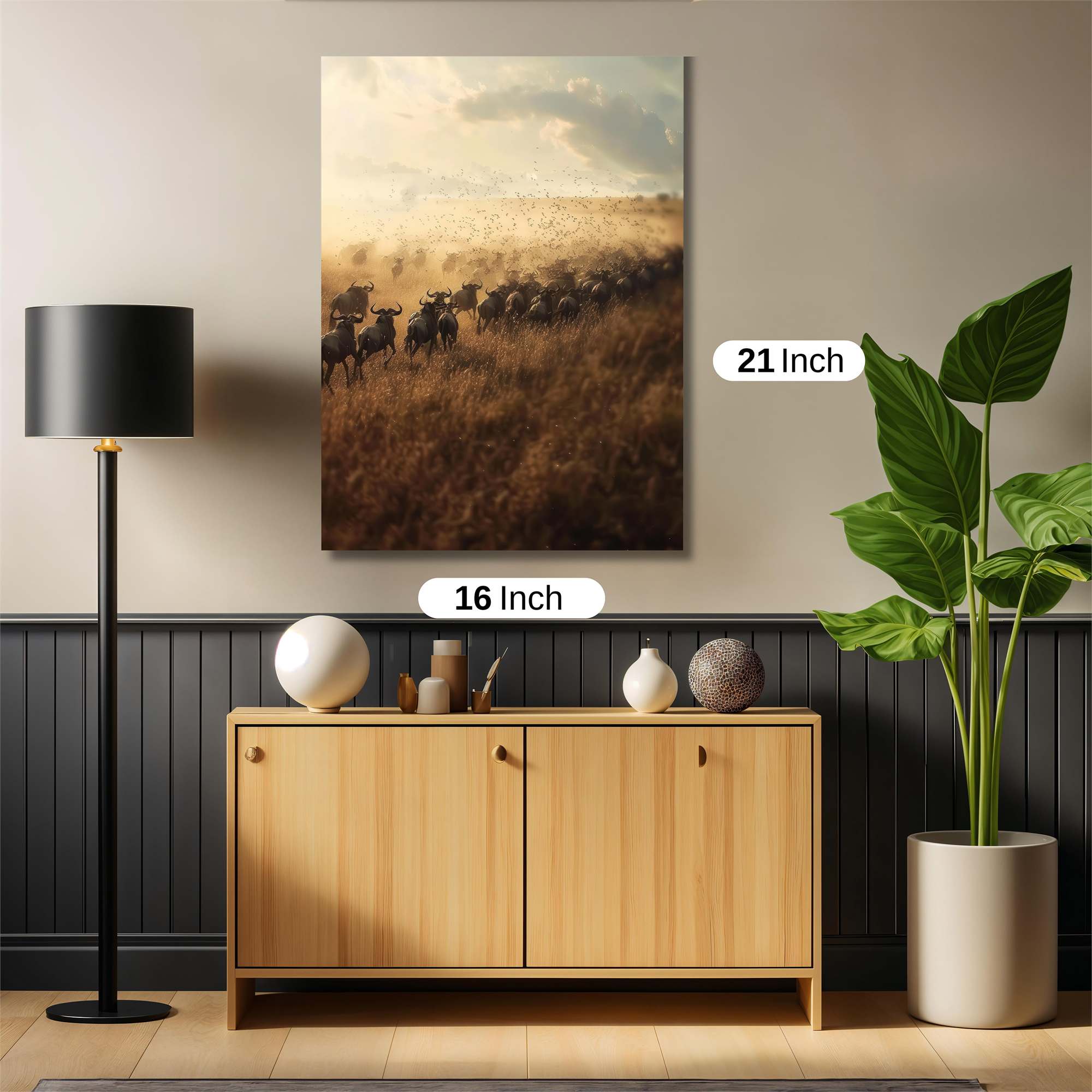 Wildebeest Wanderlust Safe Wall Magnetic / M