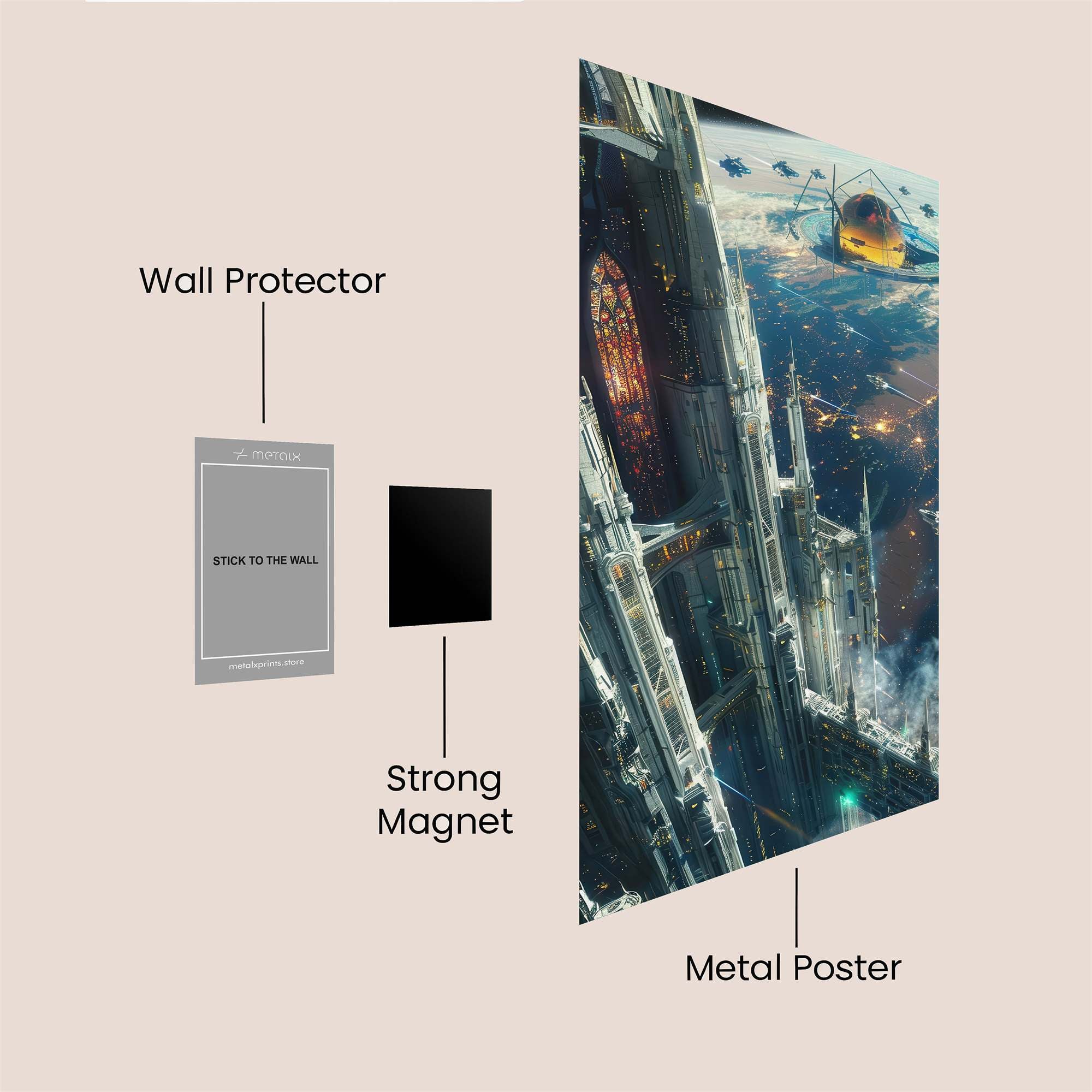 Elysium Majestic Safe Wall Magnetic / M