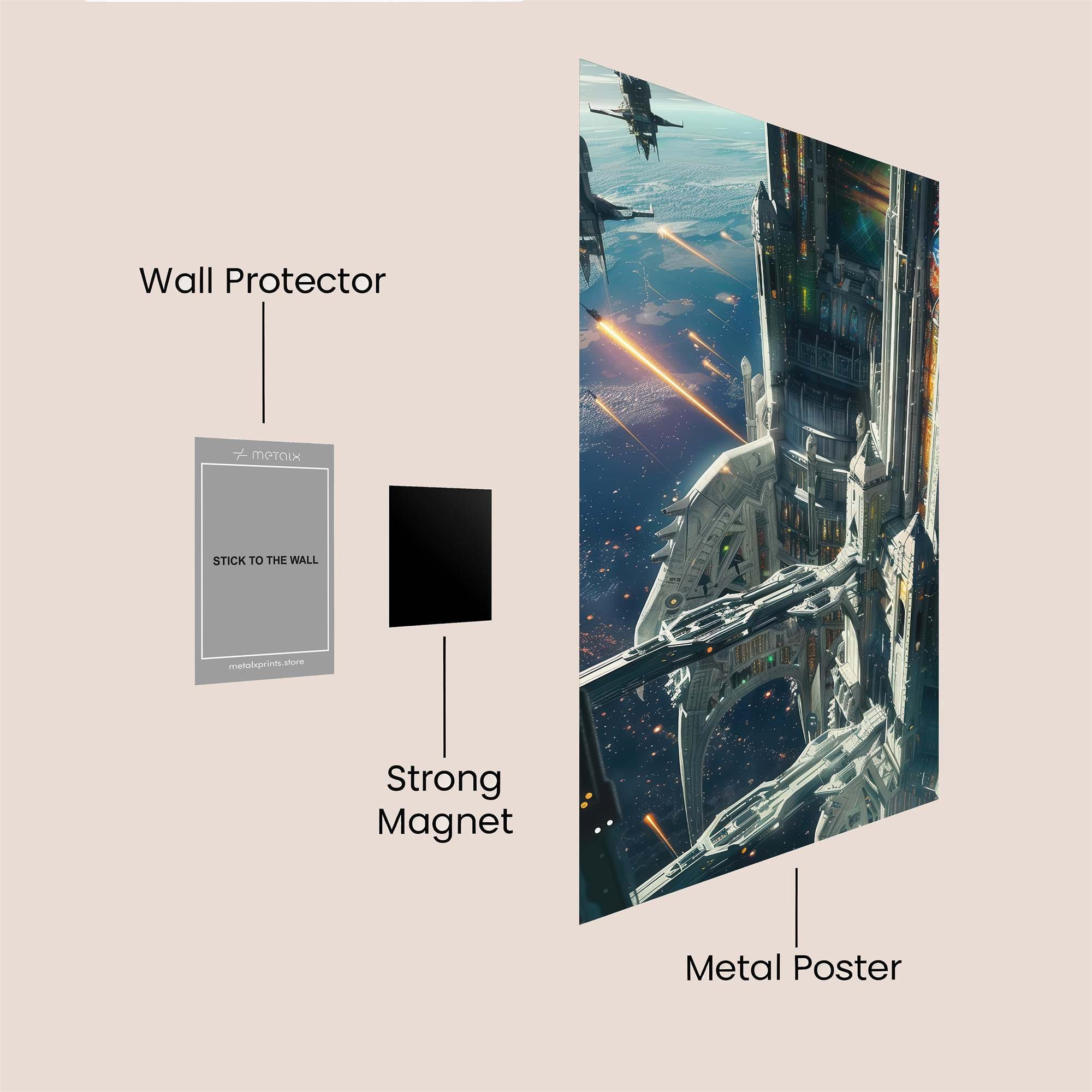 Celestial Siege Safe Wall Magnetic / M