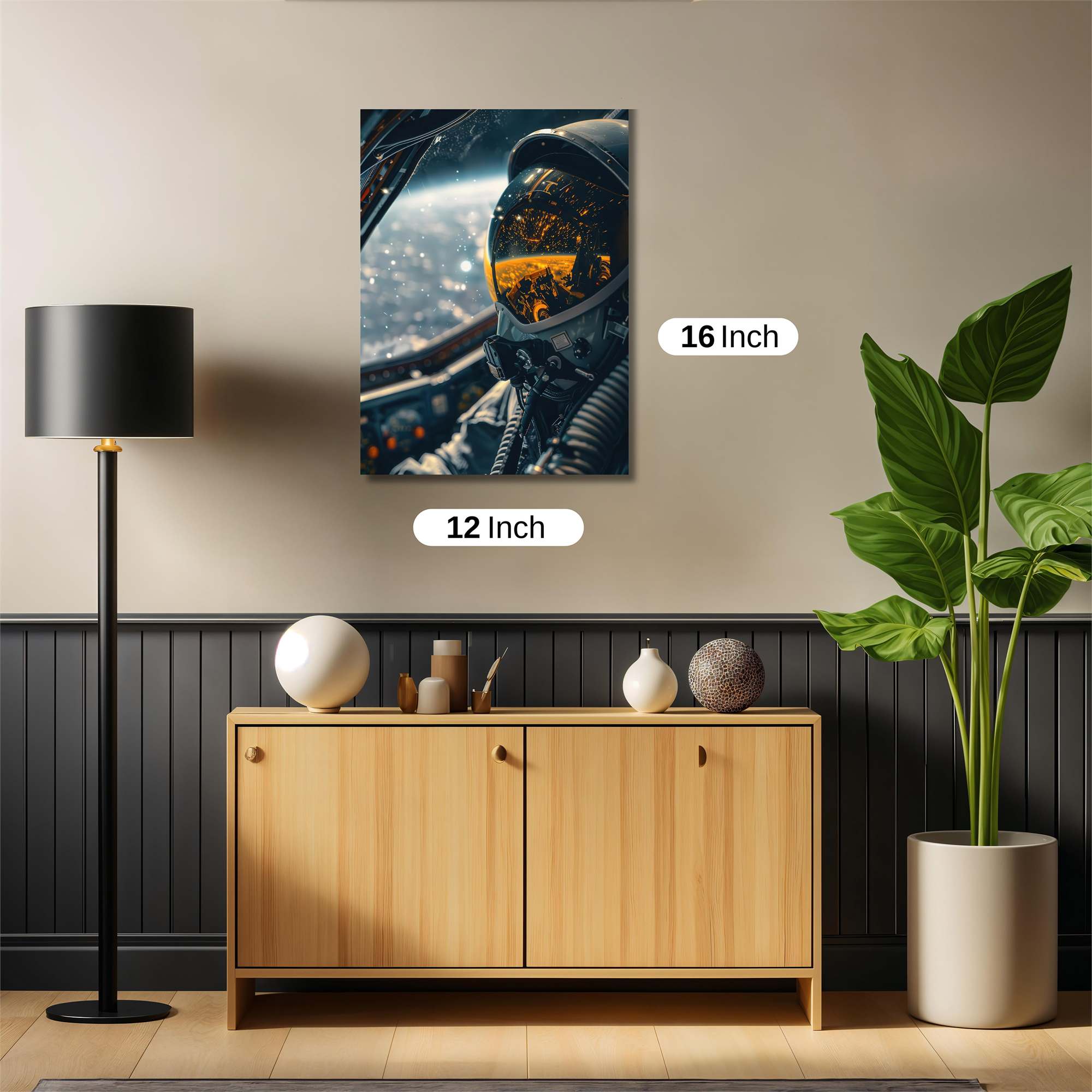 Astronaut Serene Safe Wall Magnetic / M