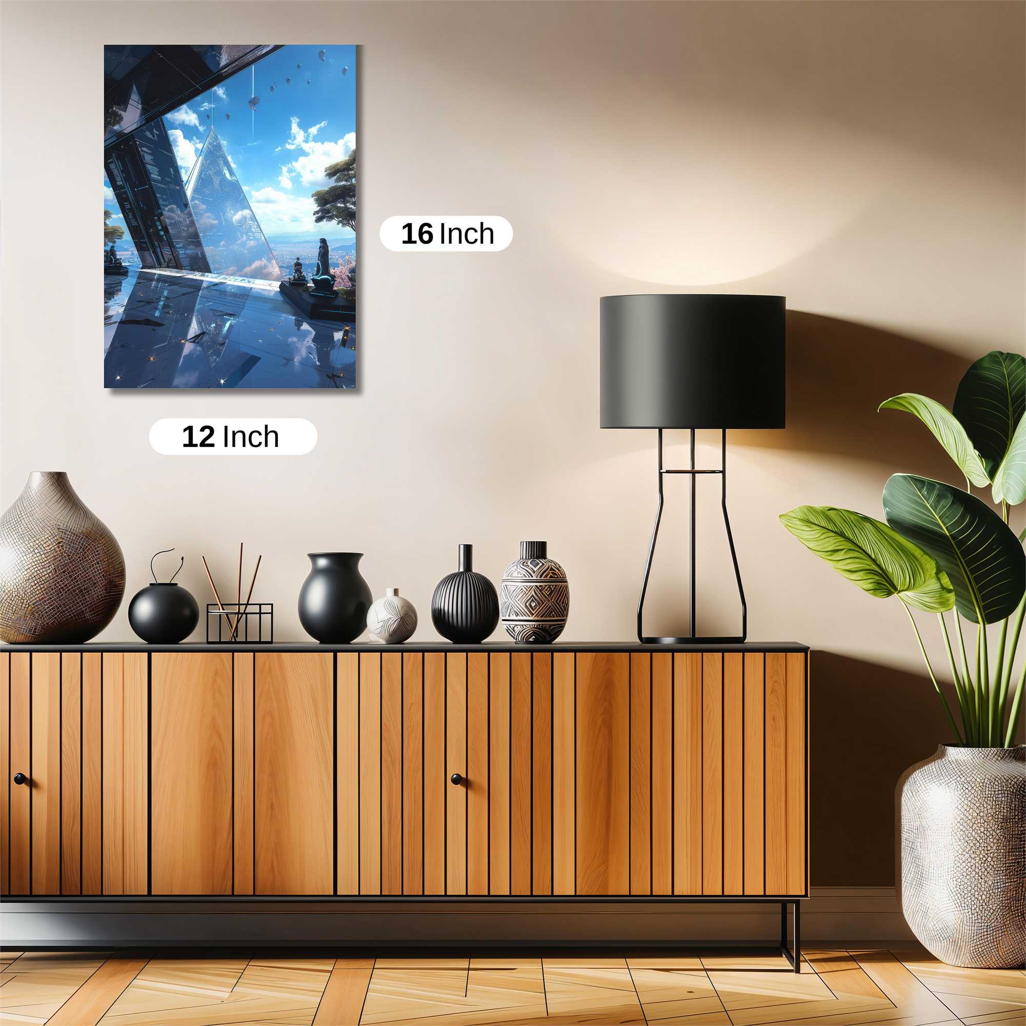 Pyramid Serenity Safe Wall Magnetic / M