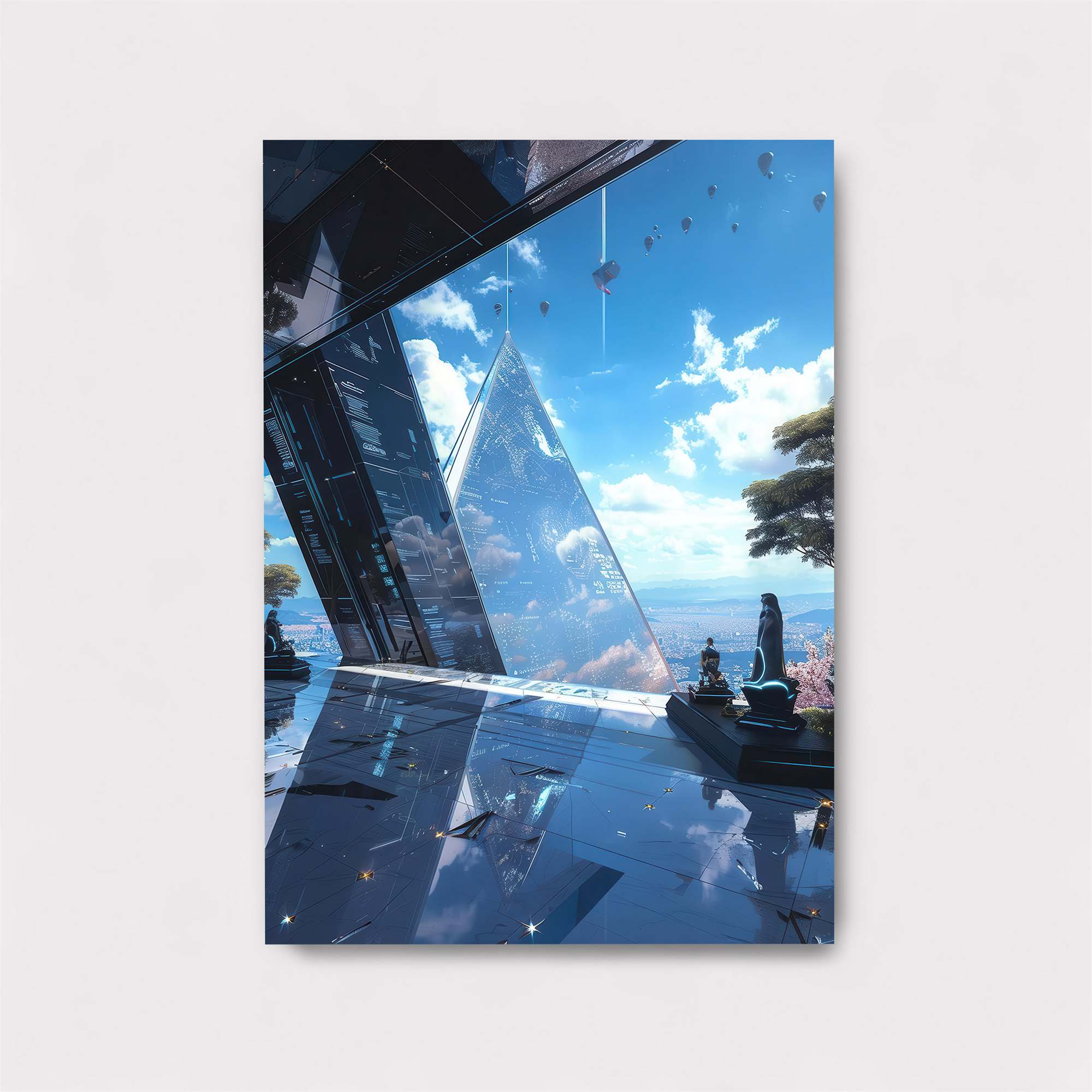 Pyramid Serenity Safe Wall Magnetic / M