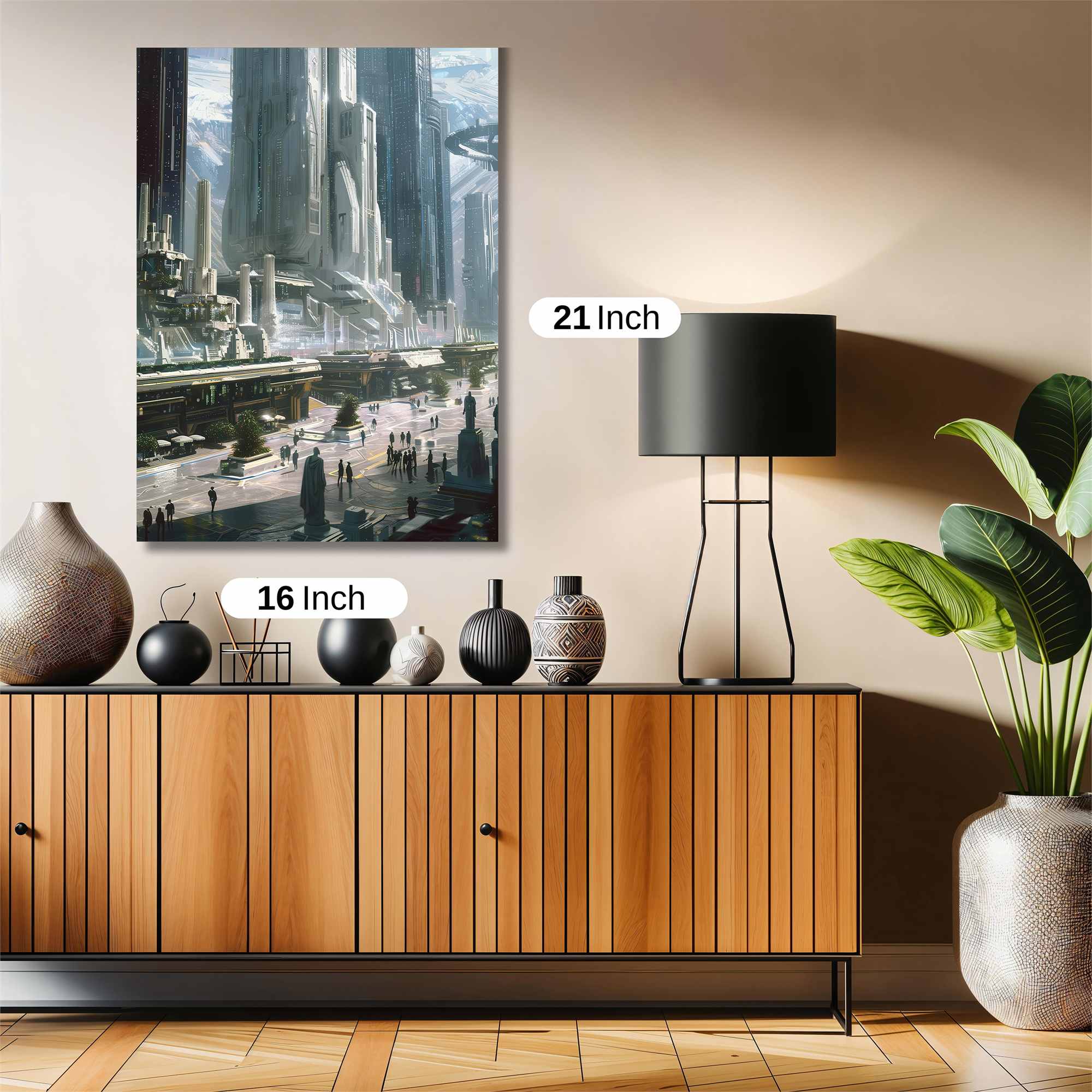 Neon Serenity Safe Wall Magnetic / M