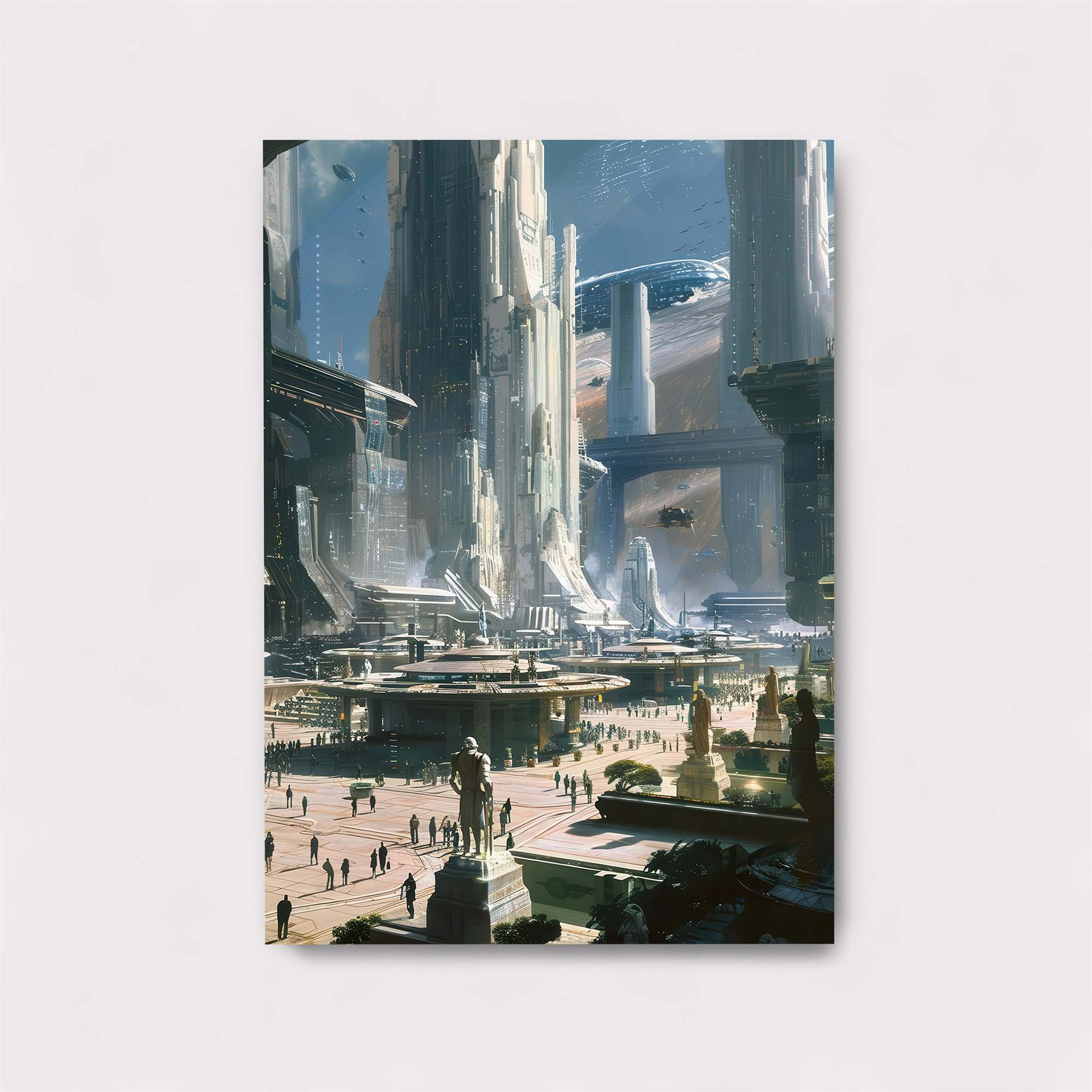 Futuristic Serenity Safe Wall Magnetic / M