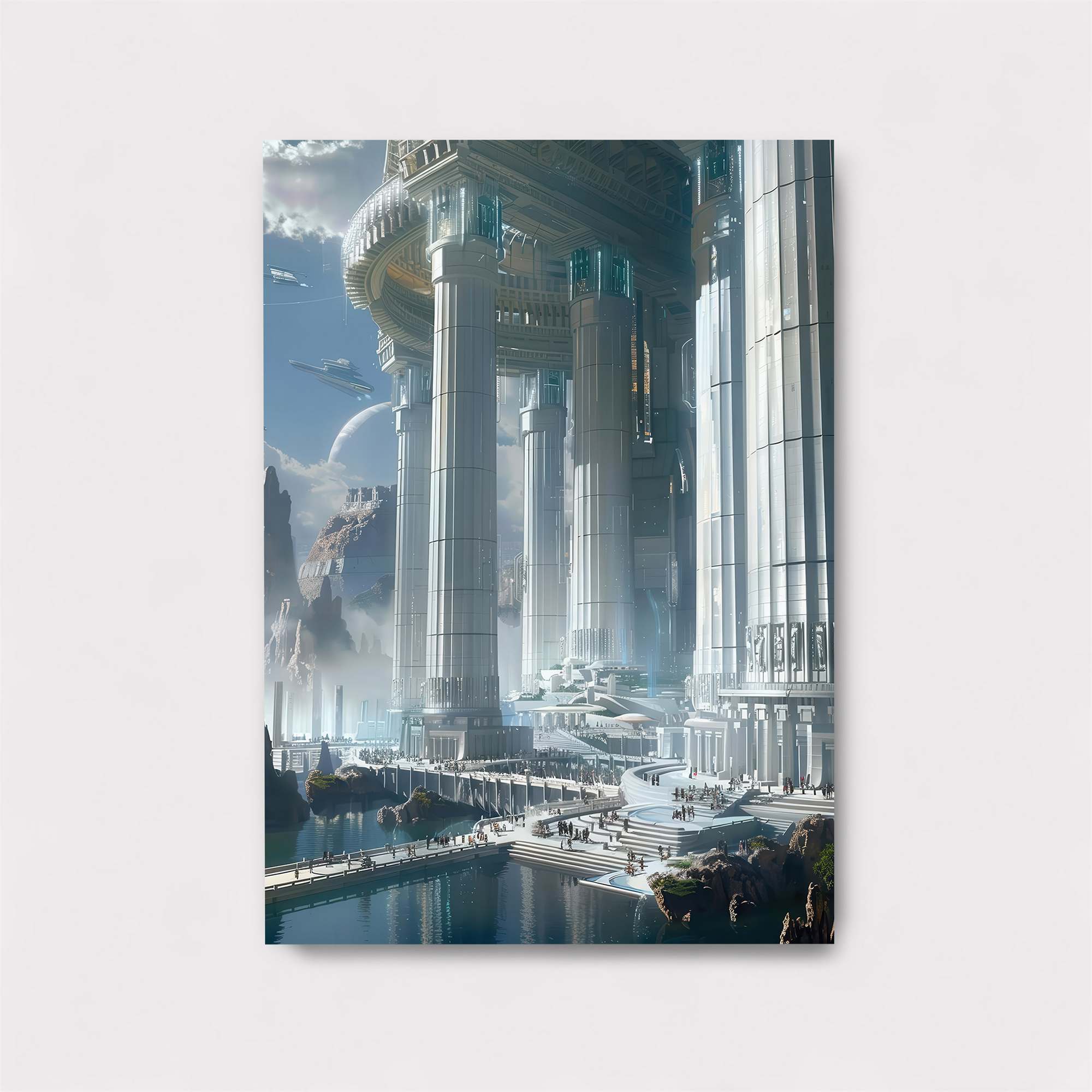 Futuristic Serenity Safe Wall Magnetic / M