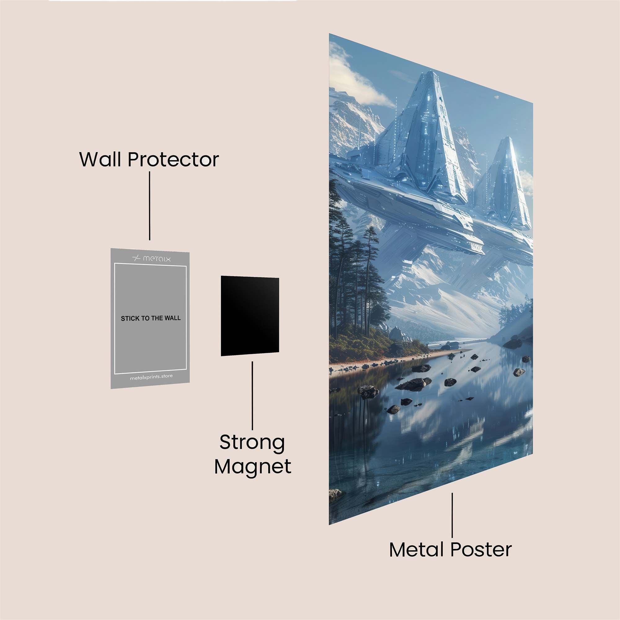 Alien Serenity Safe Wall Magnetic / M