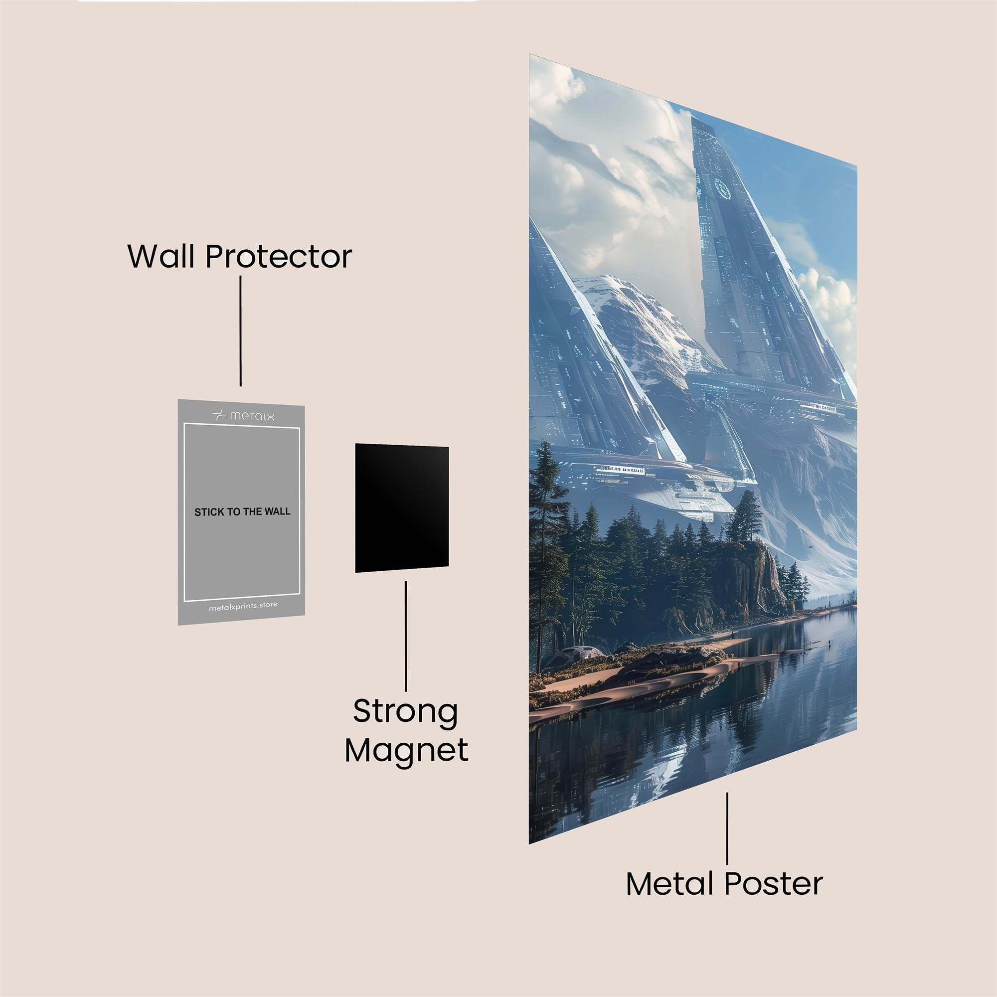 Monolith Serenity Safe Wall Magnetic / M