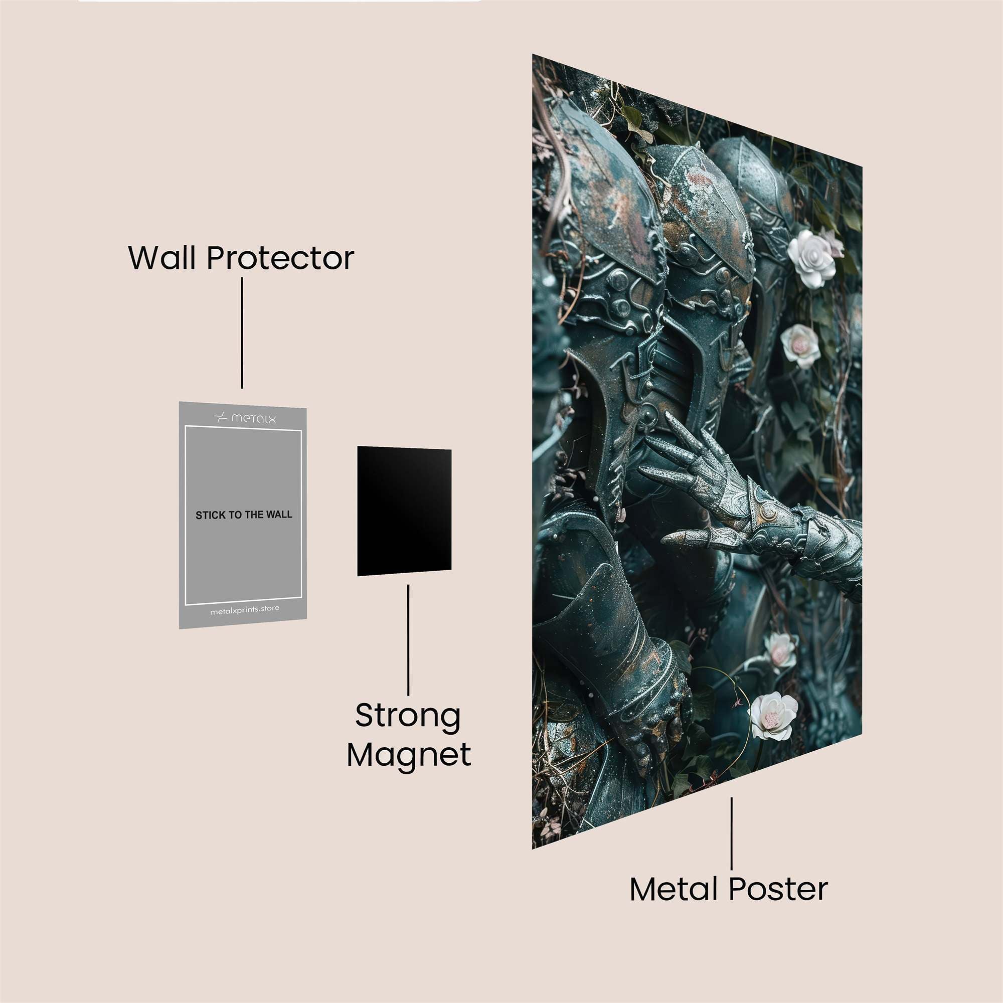 Knights Serene Safe Wall Magnetic / M