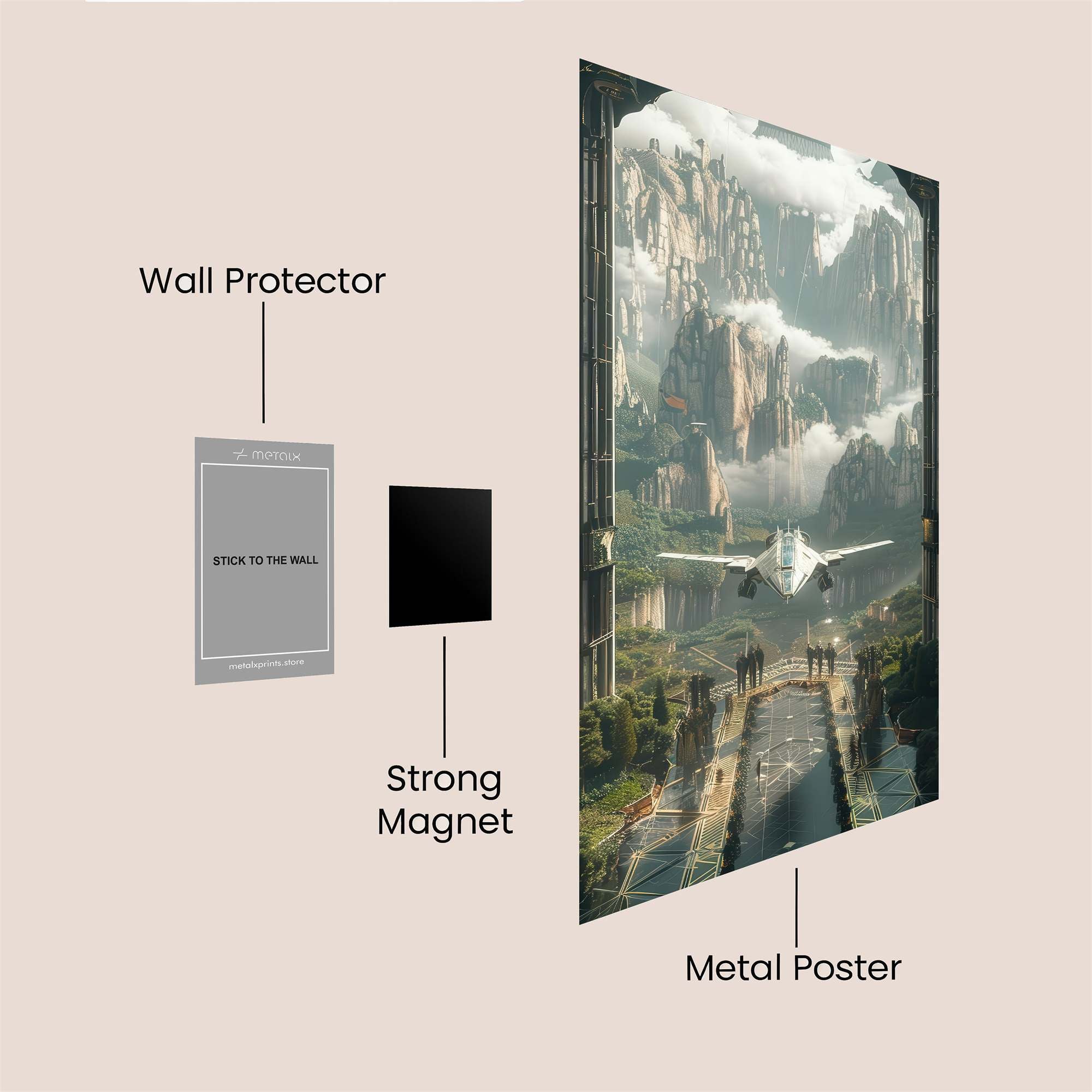 Valley Tranquil Safe Wall Magnetic / M