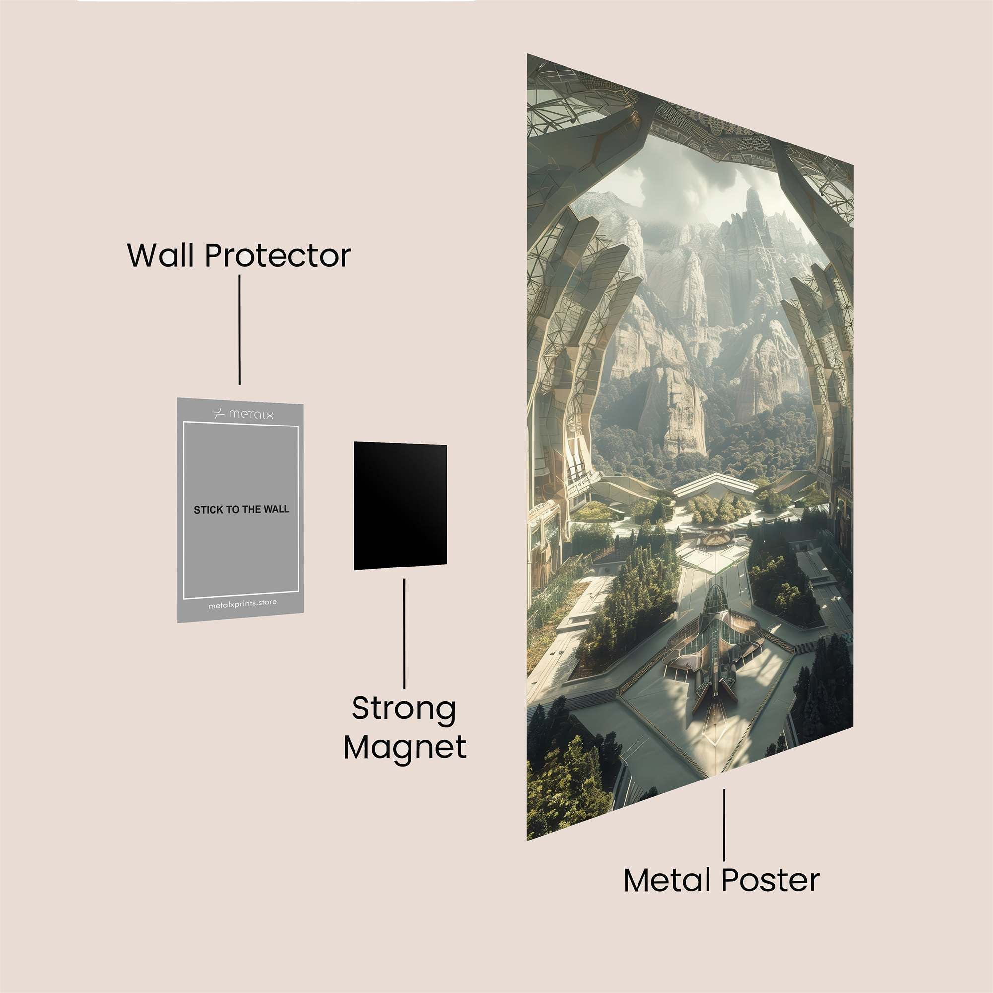 Eden Enigma Safe Wall Magnetic / M